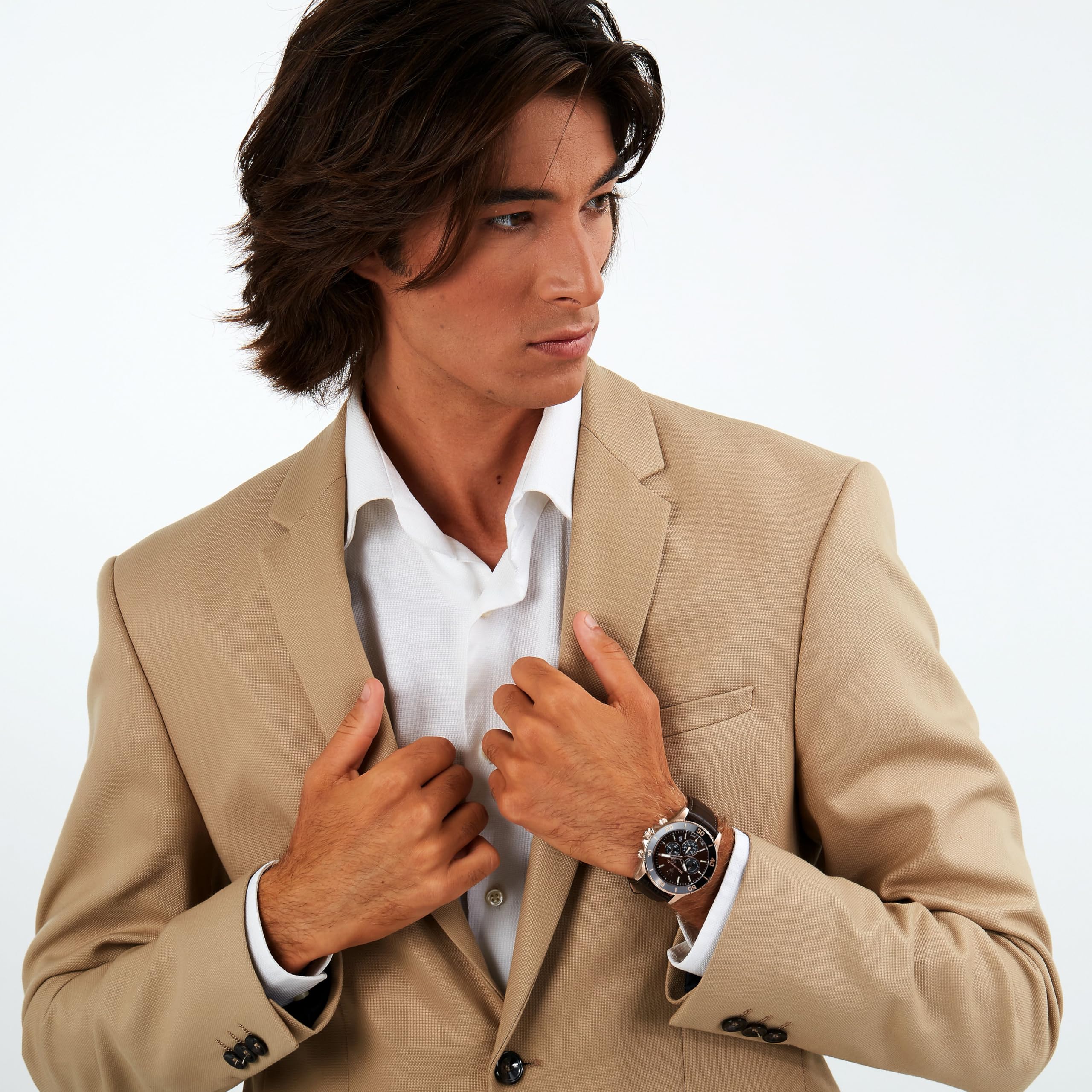 Maserati Limited Edition Orologio Uomo, Cronografo, Analogico, Cinturino in Pelle, Impermeabile, Collezione Competizione - R8871600001