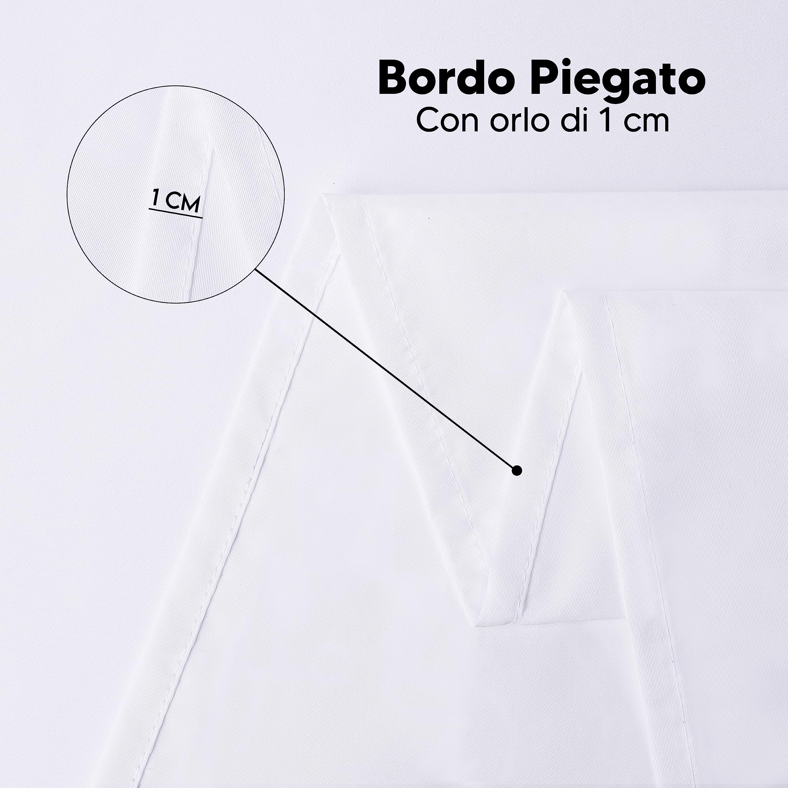 Tovaglia Antimacchia Utopia Kitchen - 152x213 Cm, Confezione Da 2, Bianco, Lavabile In Lavatrice Per Feste E Eventi - Foto 9