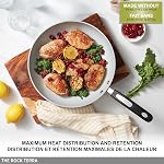 Starfrit The Rock Terra 10-Piece Cookware Set, Ceramic Non-Stick Rock.Tec Surface, Thick Aluminum Base, Oven & Dishwasher Safe, PFAS-Free