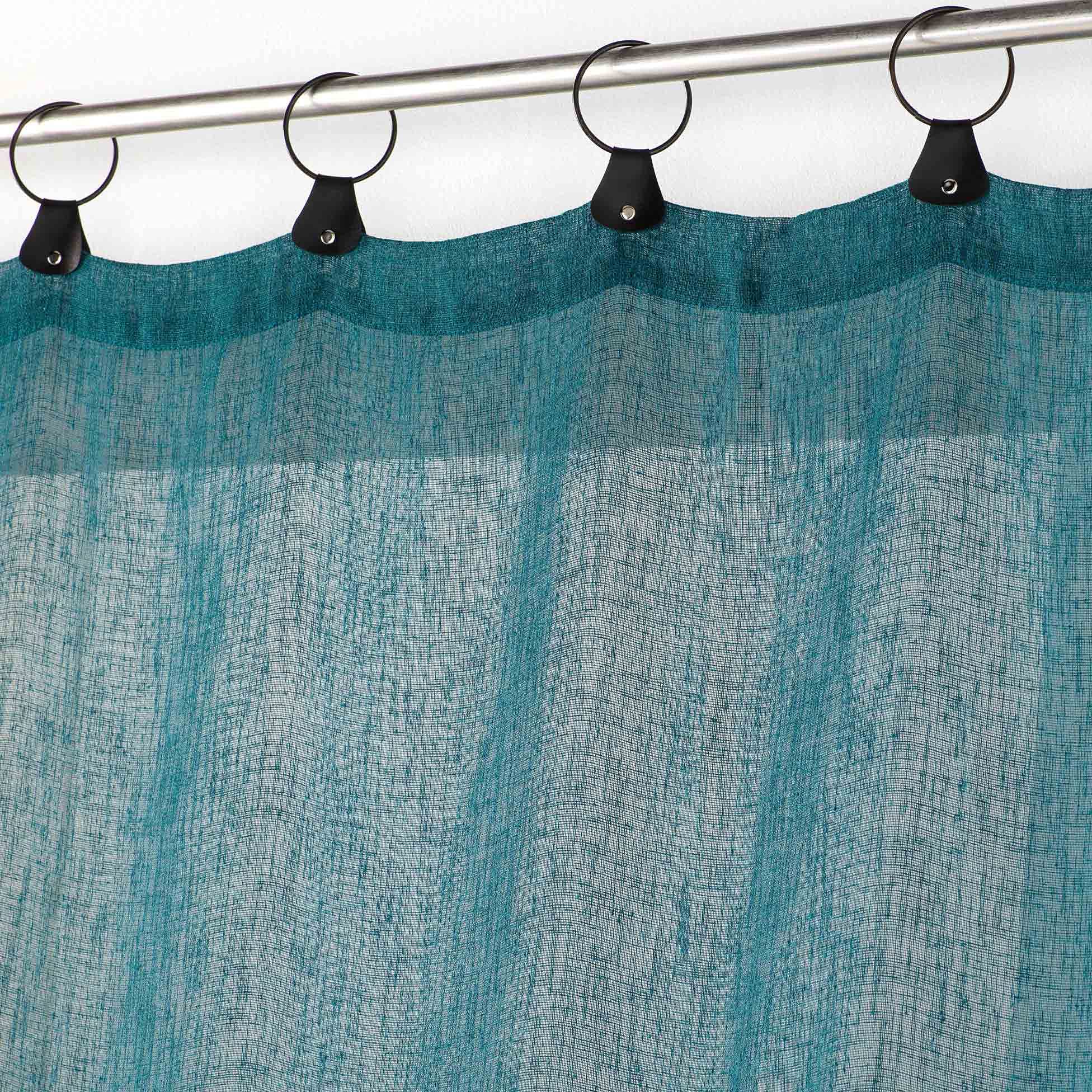 DOUCEUR D'INTERIEUR Pannello Tenda Con Anelli E Occhielli - Blu, 140 X 240 Cm, Linka - 2