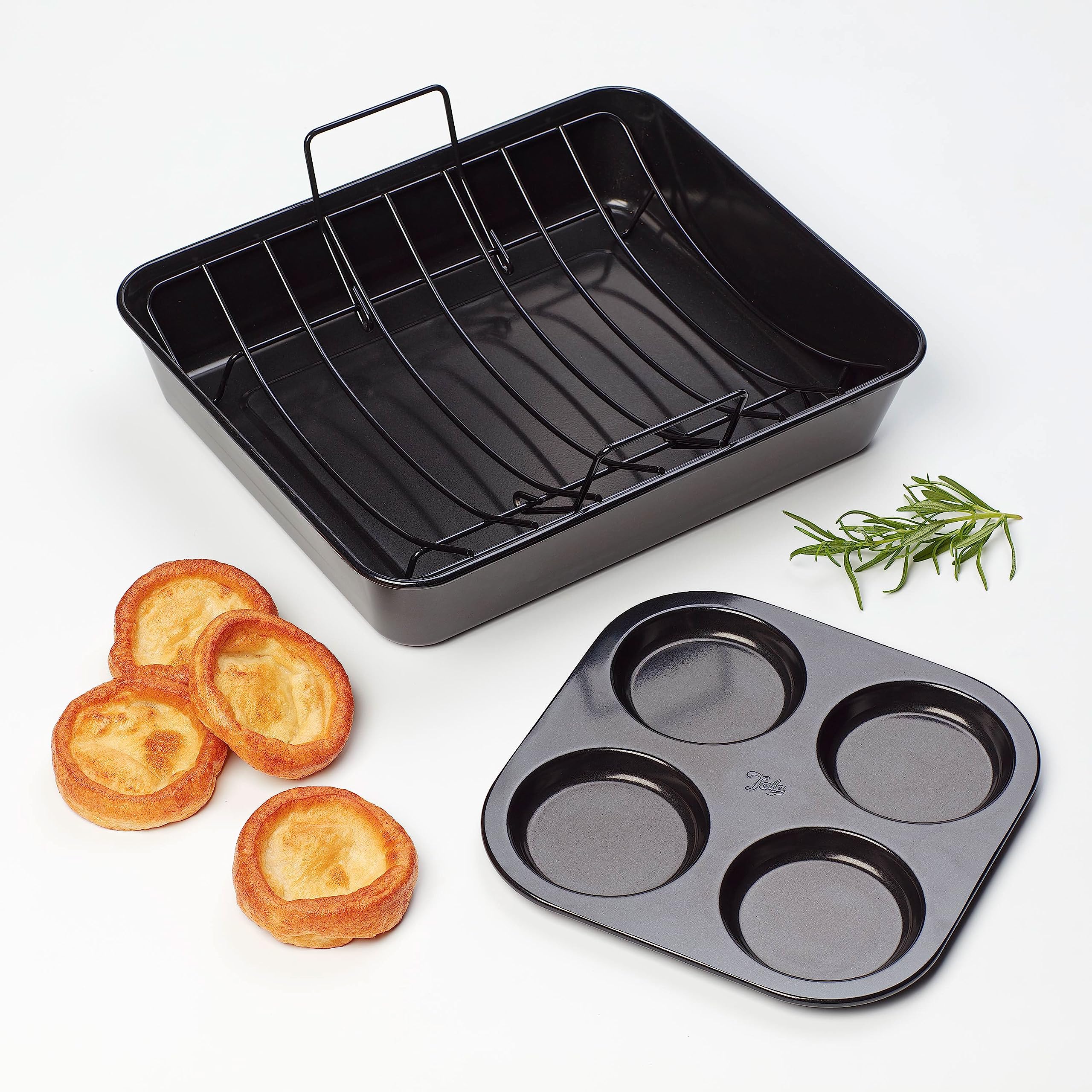 Tala Performance Non-Stick Roaster with Rack, 34.5 x 30 x 6.5 cm
