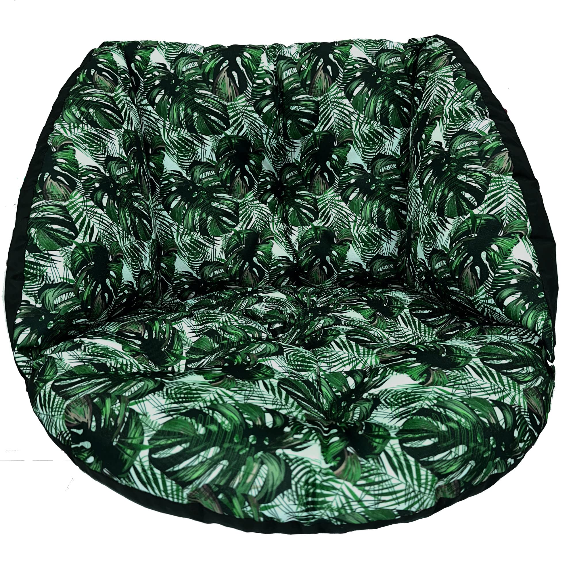 SuperKissen24. Cojines para Silla Colgante - Cojín Redondo - Almohada para Silla Colgante - Almohada para Silla Columpio - Almohada Blanda - Exotic