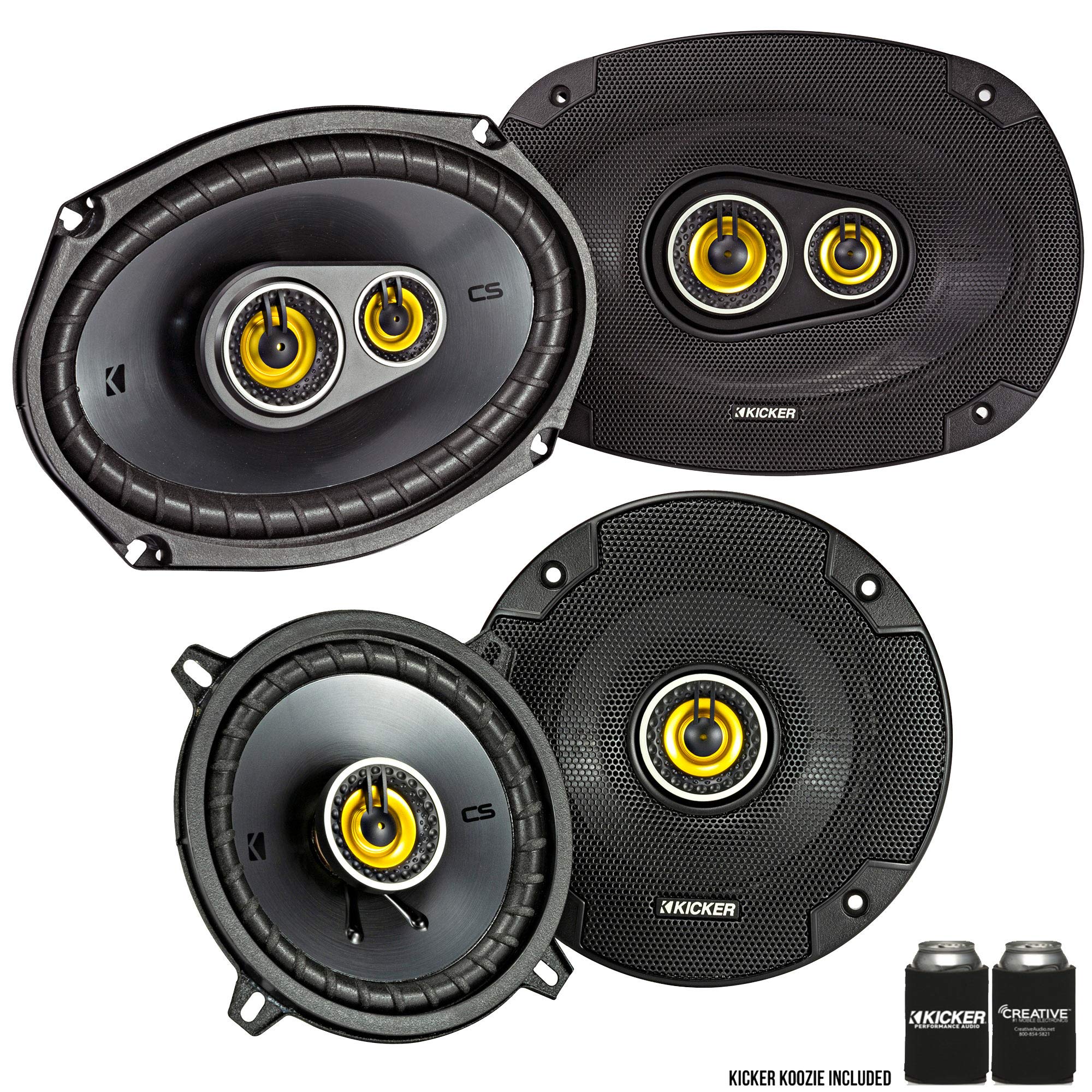 Kicker Dodge Ram Truck 1994-2011 Speaker Bundle - CS 6x9 coaxial Speakers, and CS 5.25