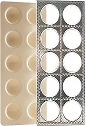 Norpro Máquina de ravioli jumbo com prensa, 31 x 13 x 2,5 cm, branco