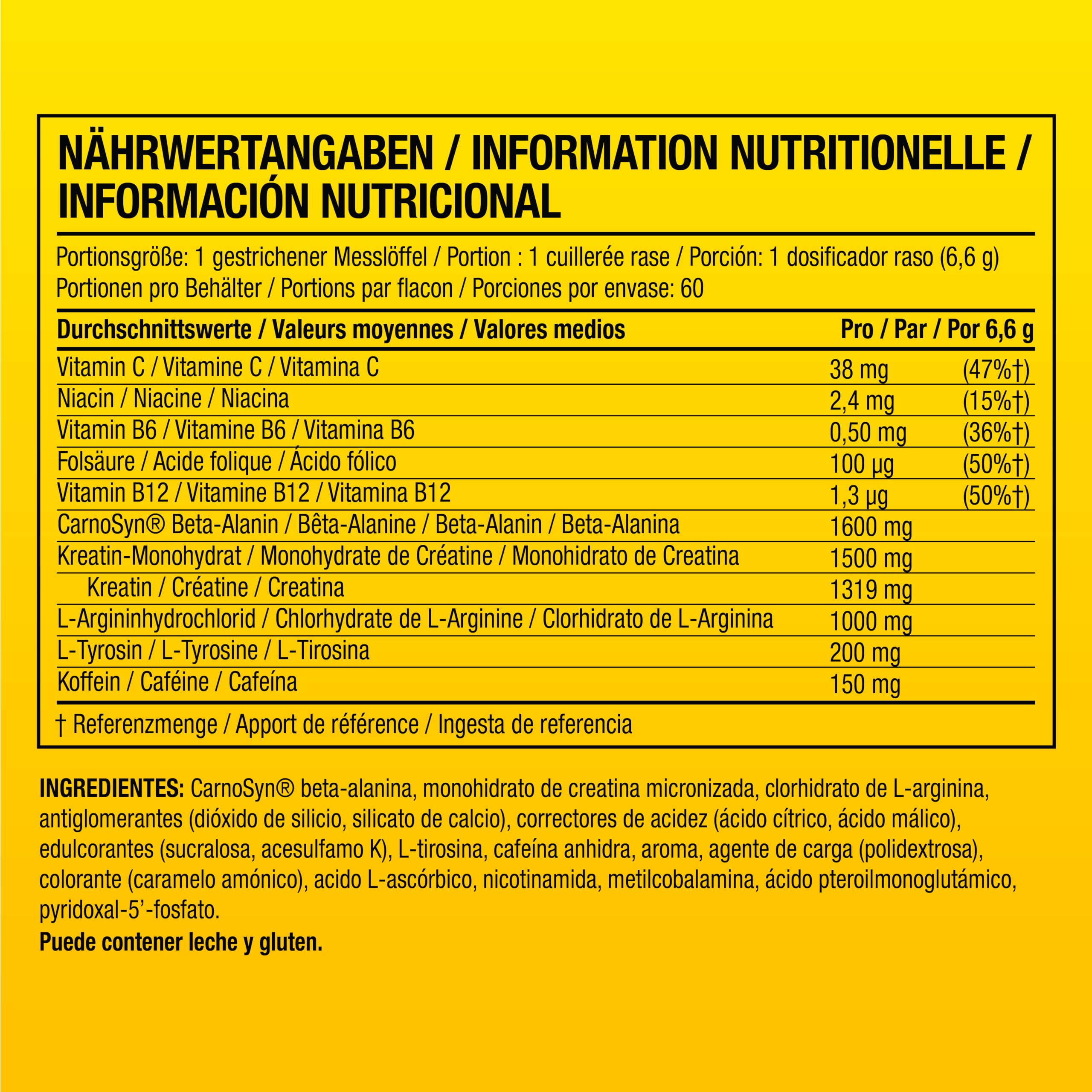 C4 Original Pre Workout Powder, Cola, 60 porciones | Bebida energética en polvo para preentrenamiento Zero Sugar con 150 mg de cafeína, 1500 mg de monohidrato de creatina, 1600 mg de beta alanina