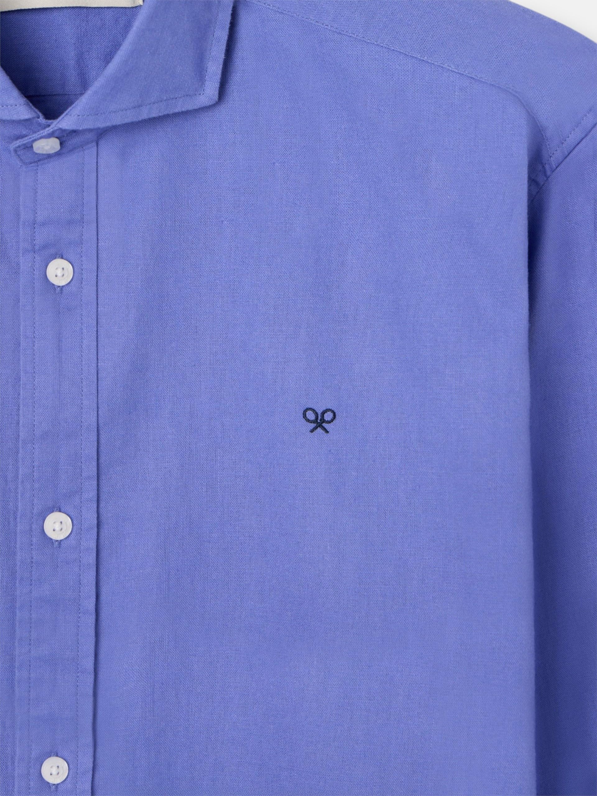 SILBON Camisa Sport Summer Lino
