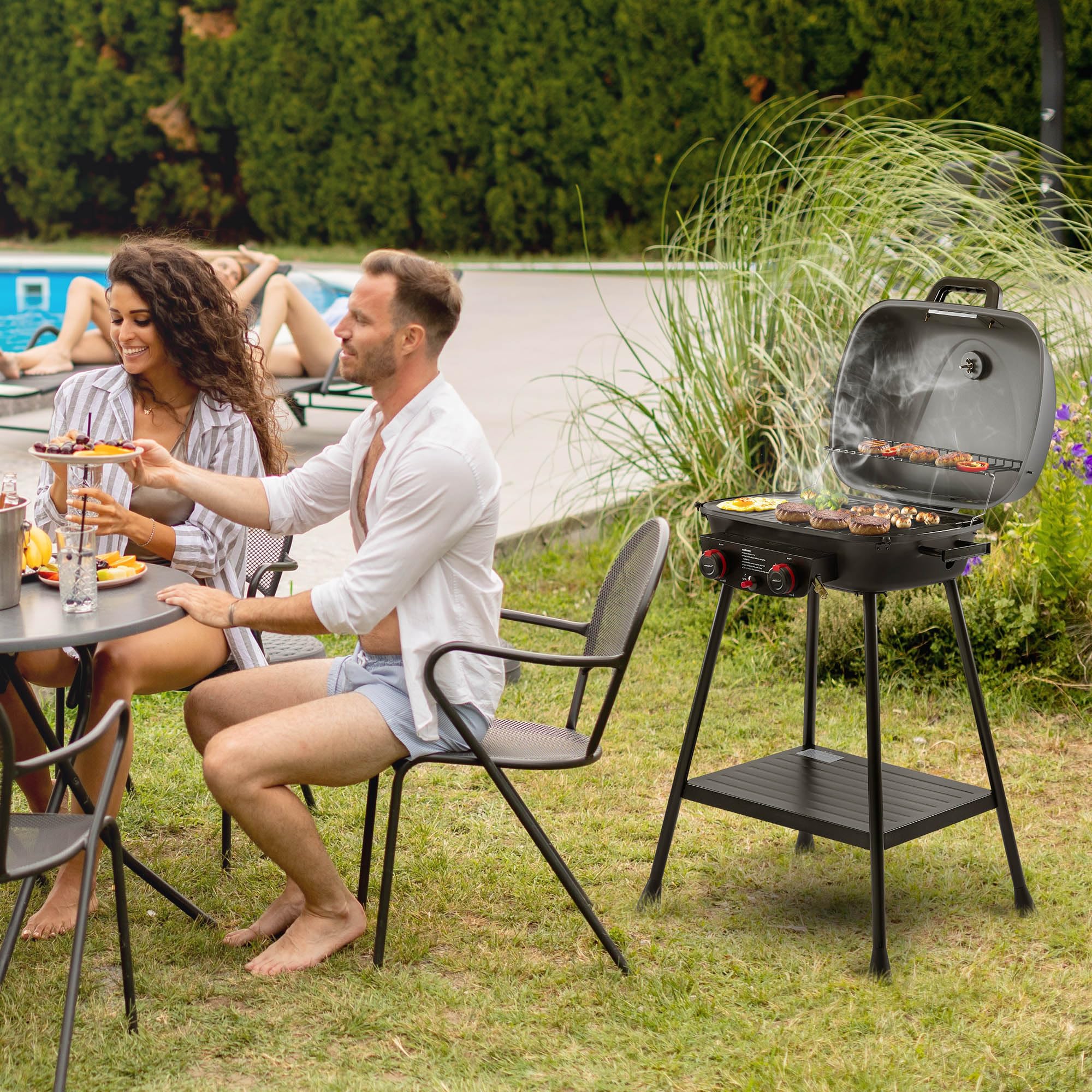 Royal Gourmet Portable 2-Burner Grill - Camping & Tailgating -11