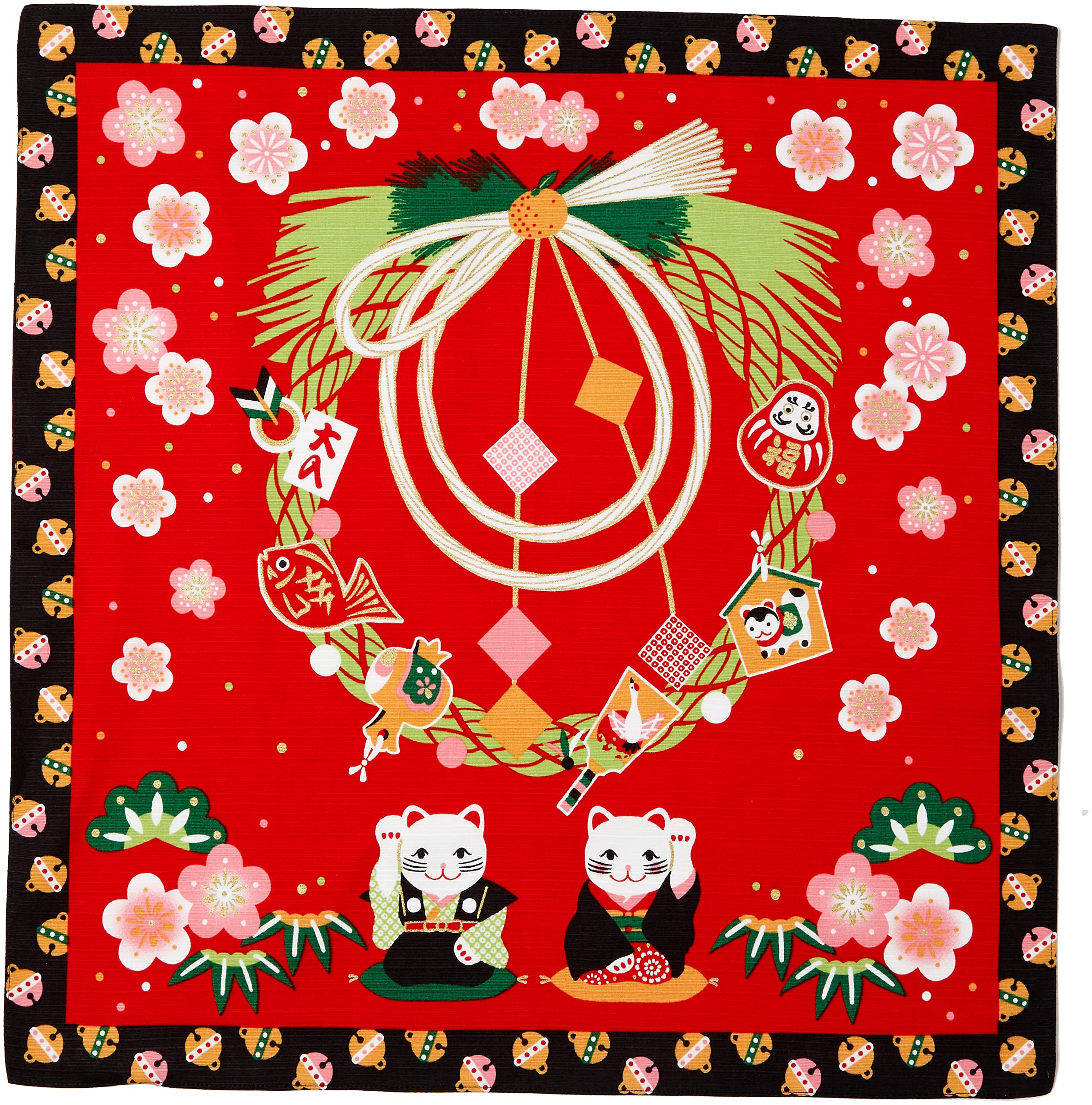 Amazon｜前田染工 四季彩布 小風呂敷 「正月」｜前田染工 - 風呂敷 通販