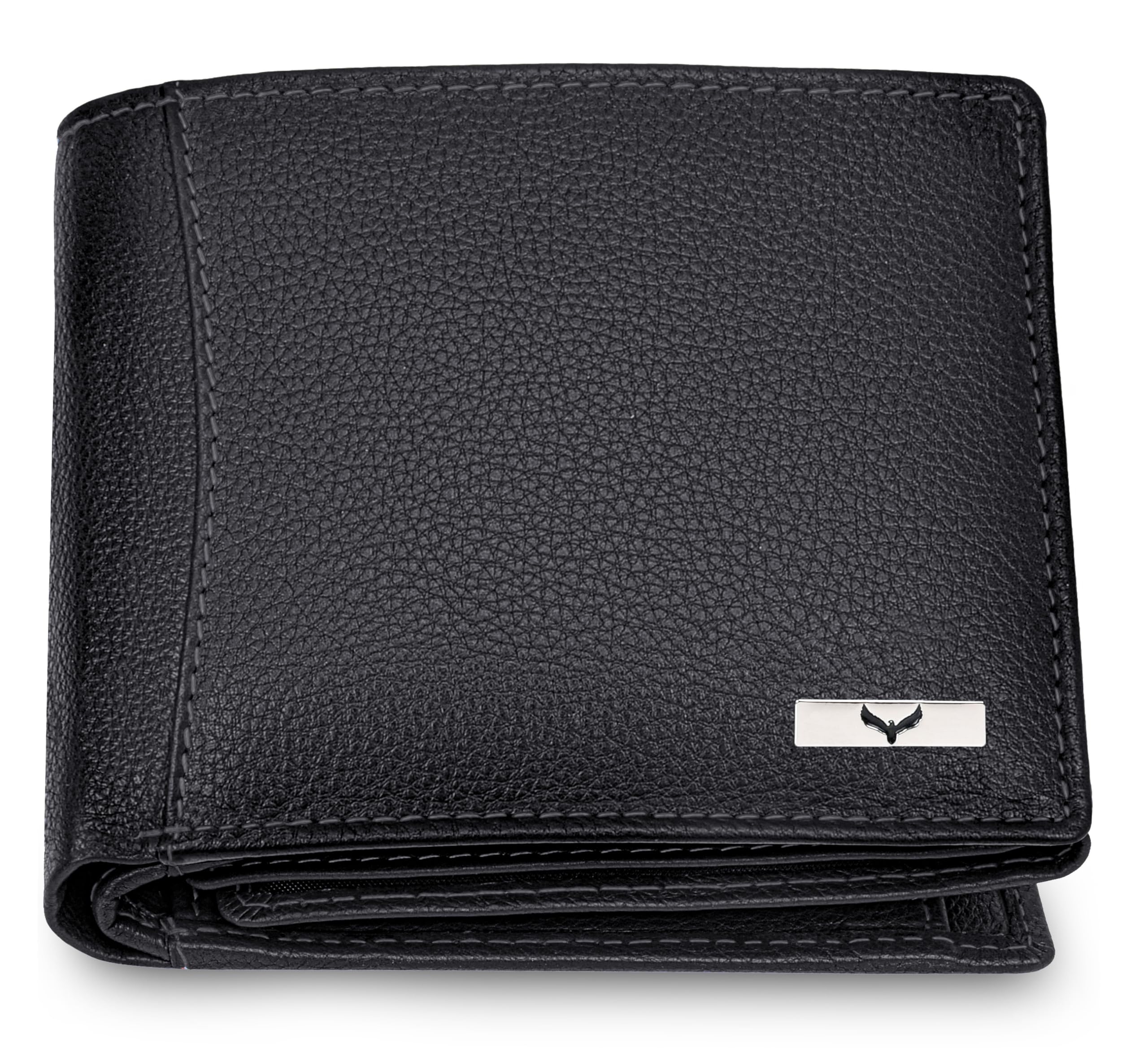 Eagle Crest Oslo Black Leather Wallet for Men