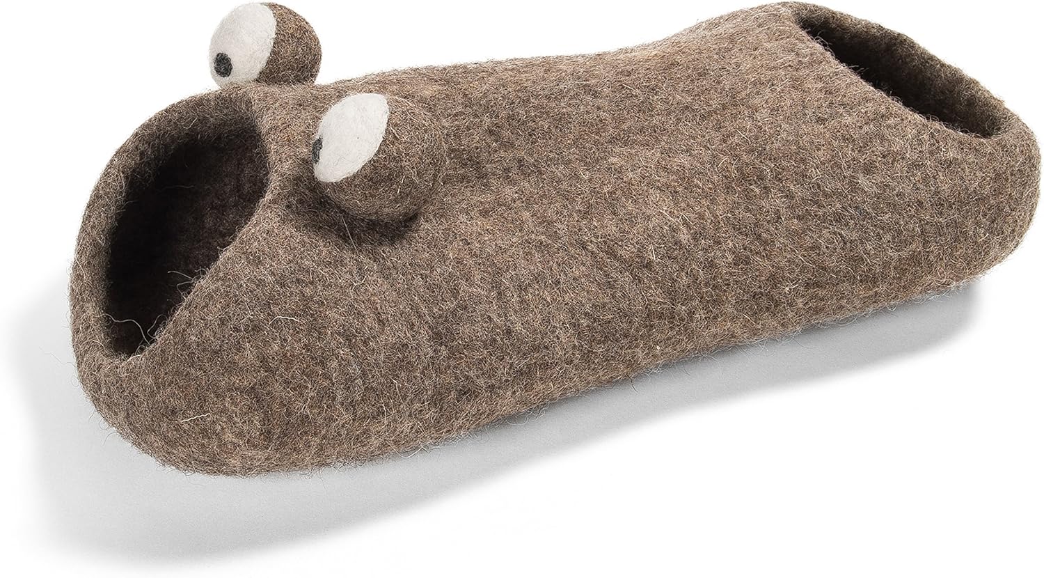 Handcrafted Ferret Cave Bed - Tunnel for Ferrets (Raw Bark)