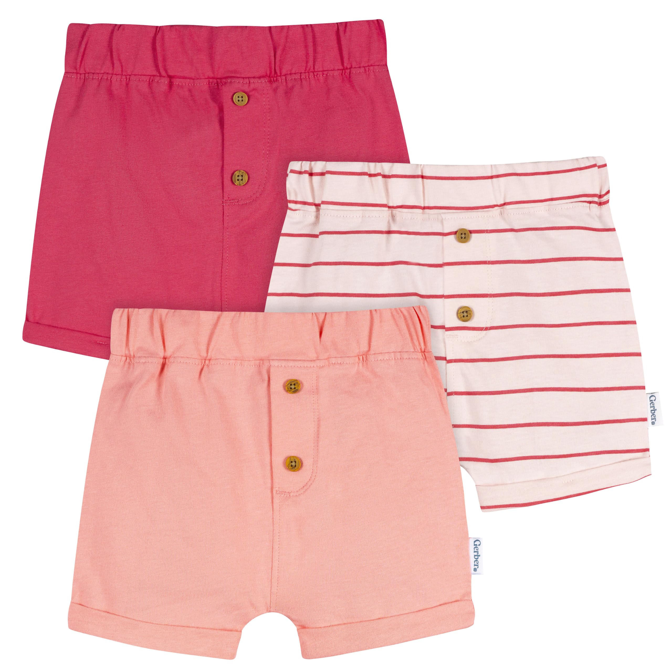 Gerber Baby 3-Pack Knit Shorts
