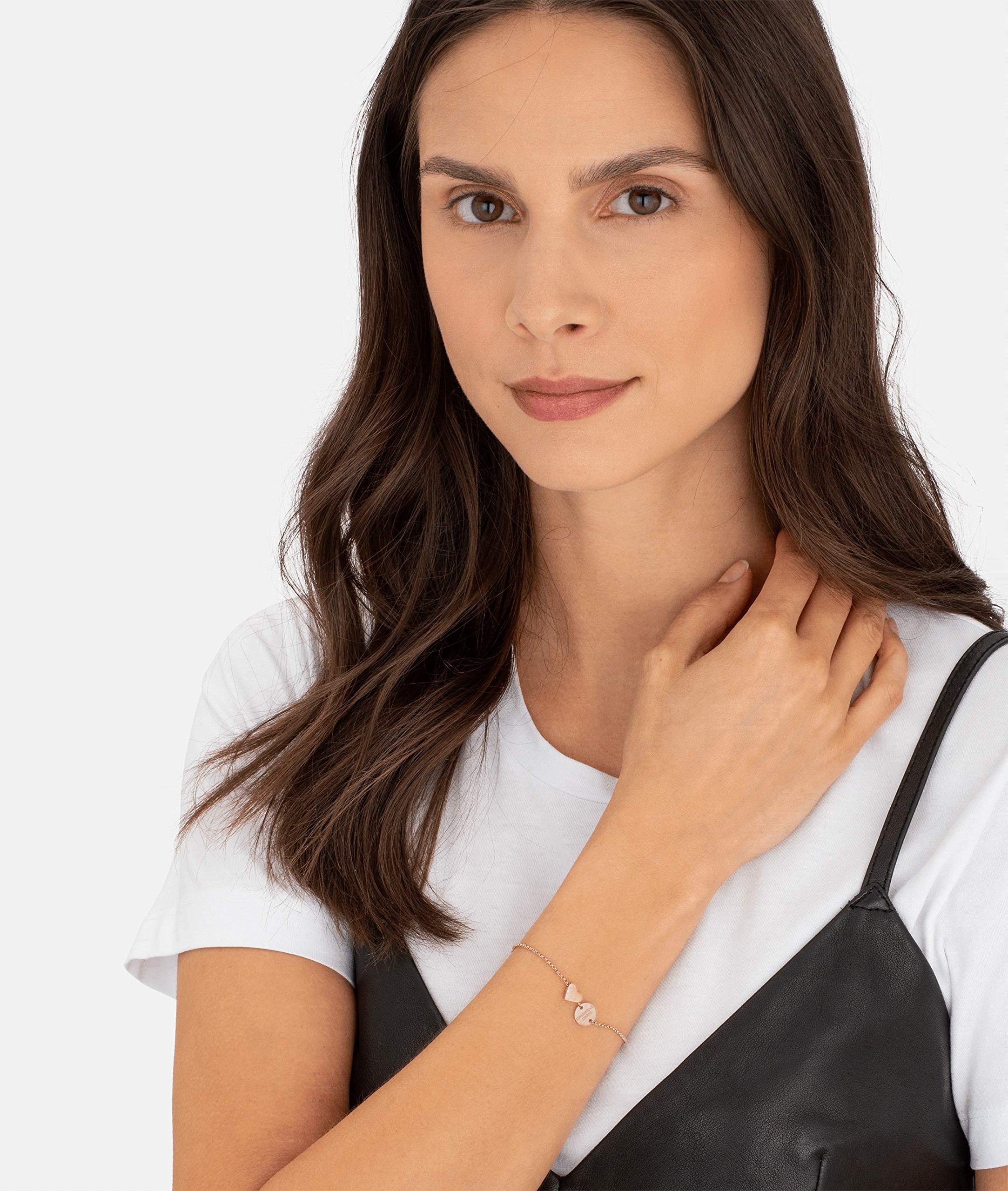 LIEBESKIND BERLIN Damen Schmuck Halskette und Armband aus Edelstahl - Silber, Gold, Roségold, Schwarz – verstellbar – Geschenkidee