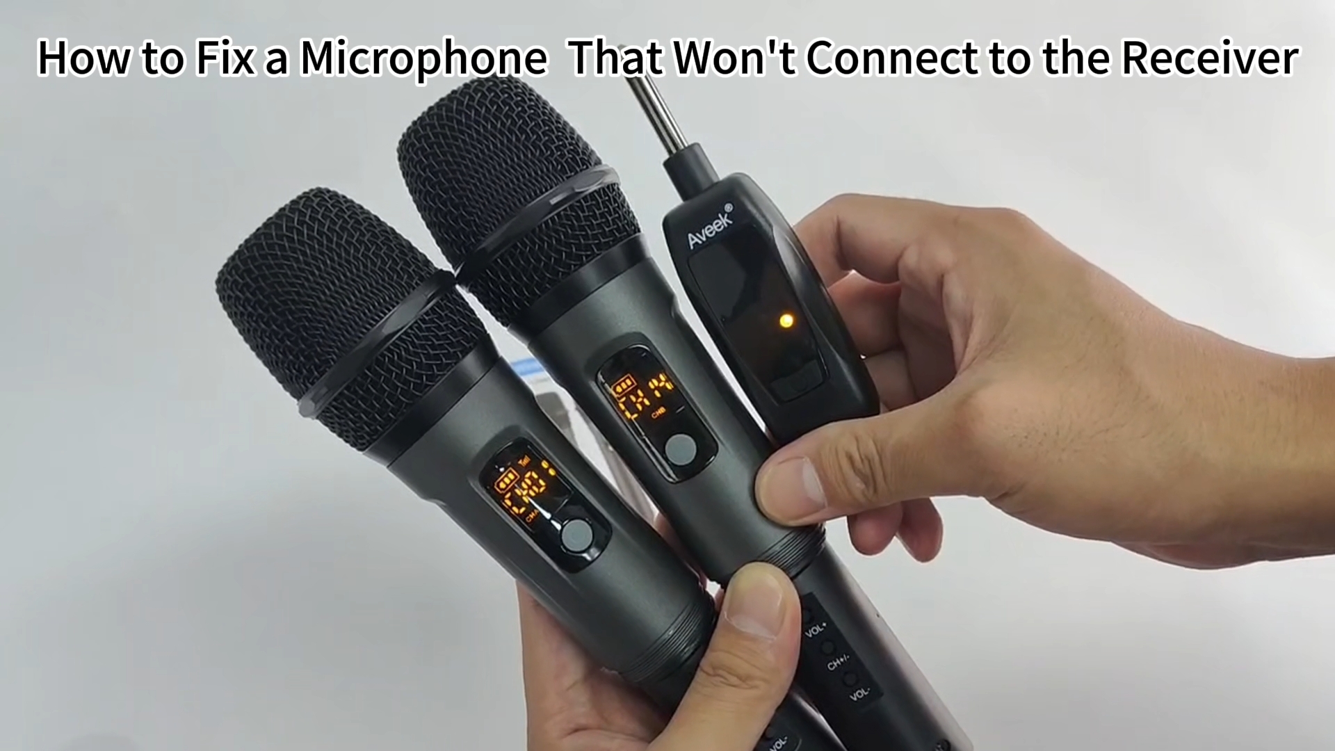 Amazon.com: Aveek Wireless Microphone for Karaoke, Professional