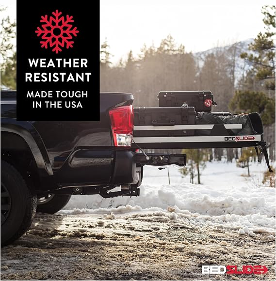 BEDSLIDE Classic (71 X 42) | 10-7142-CLB | Durable Sliding Truck Bed Cargo Organizer | Made in The USA, 1,000 lb Capacity (Black)
