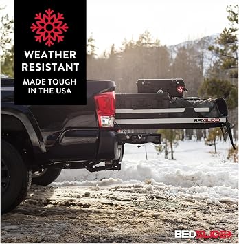 BEDSLIDE Classic (71 X 42) | 10-7142-CLB | Durable Sliding Truck Bed Cargo Organizer | Made in The USA, 1,000 lb Capacity (Black)