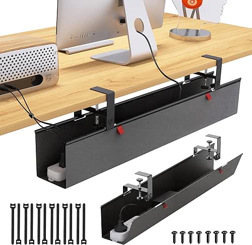 Under Desk Cable Management Tray - Under Desk Cord Management