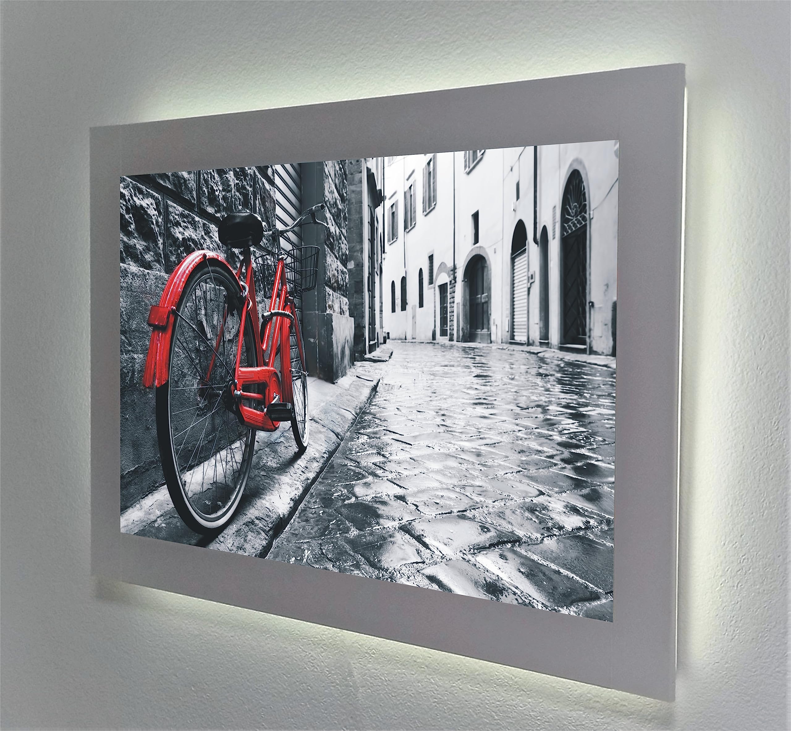 Tableau lumineux LED vintage décoration murale éclairage latéral salon chambre