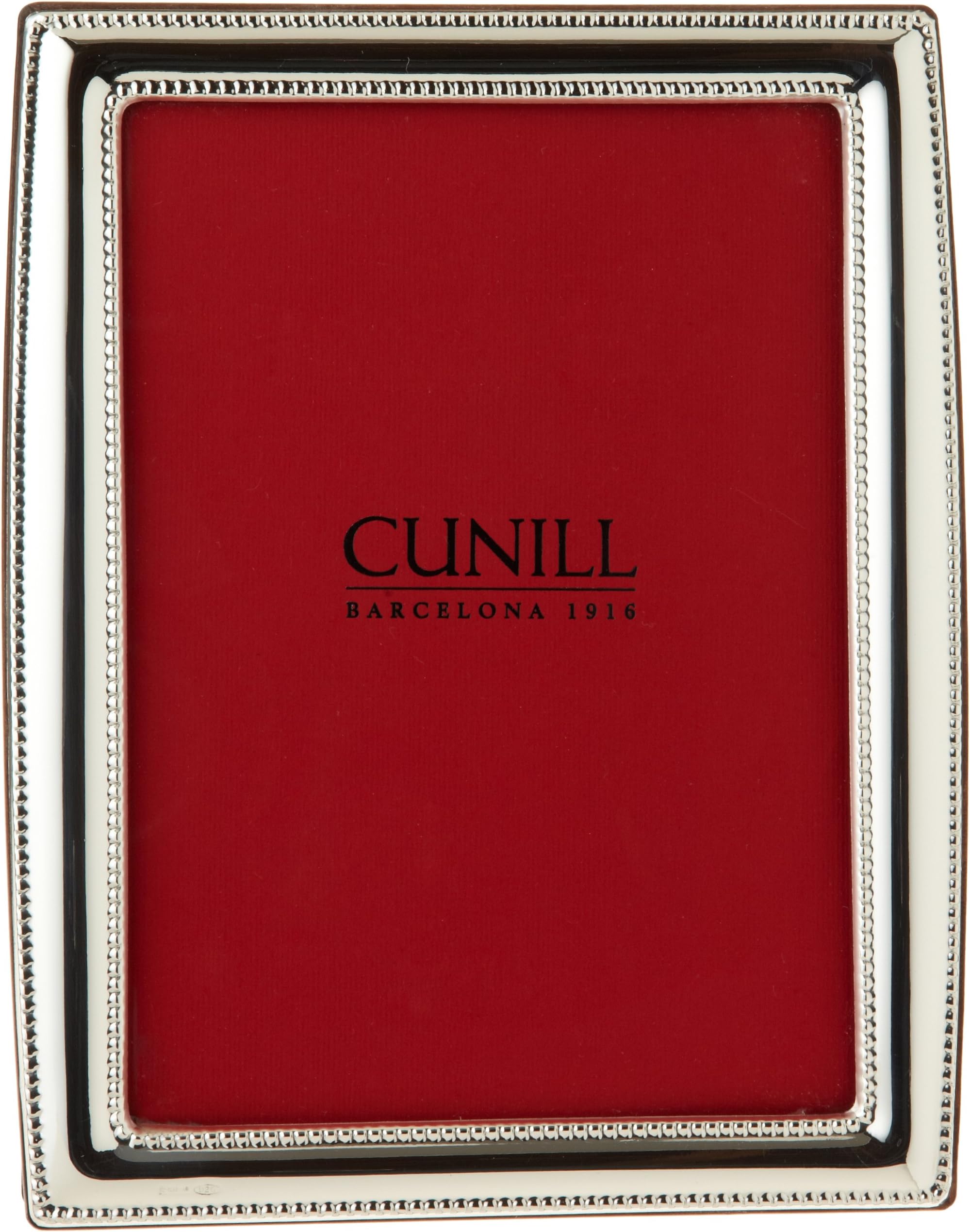 Cunill Barcelona Royal Pearls Convex Sterling Silver Frame, 5" x 7"