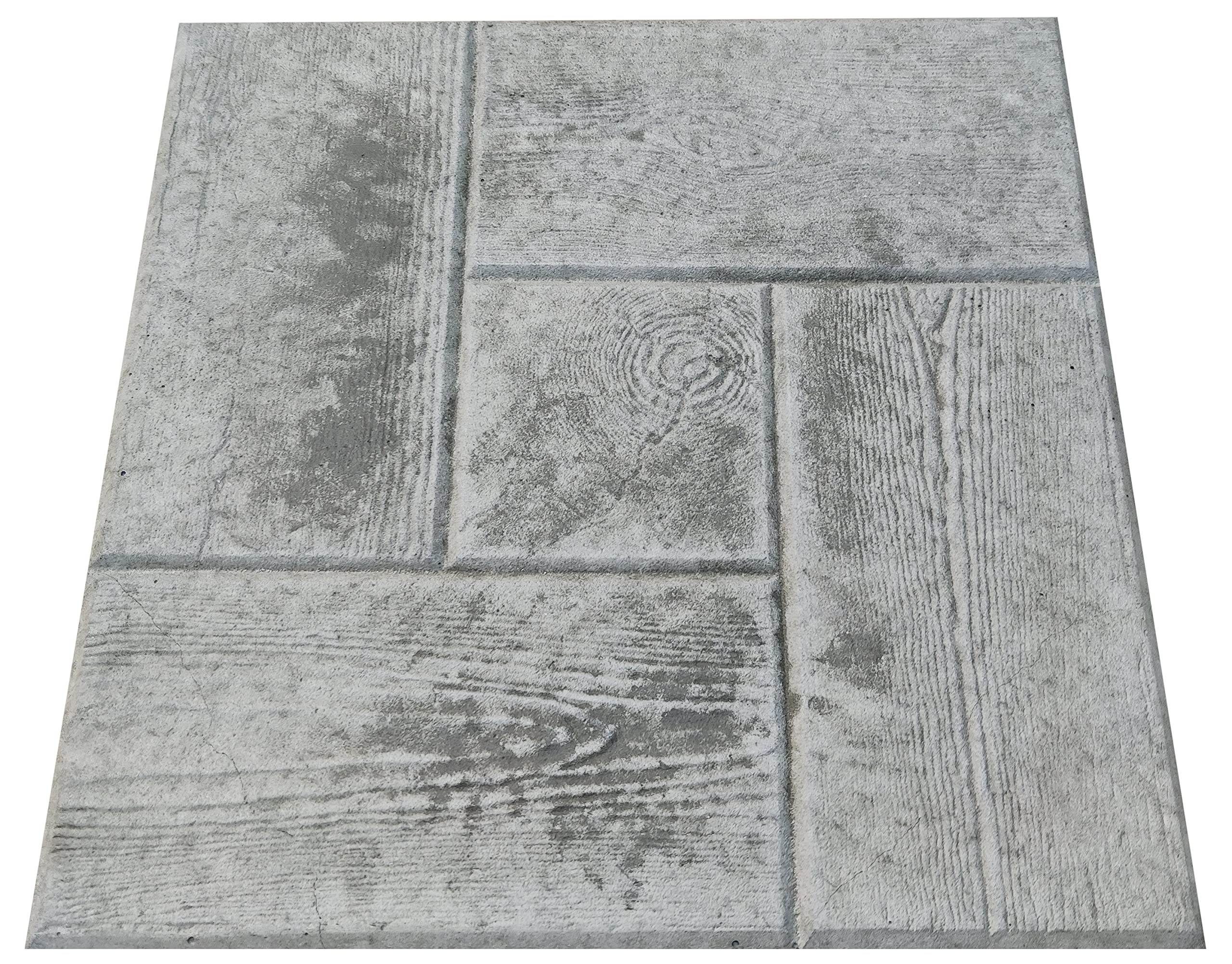 2 PCS Moldes 30x30x3cm, Losas De Pavimento, tarima, De Madera De Imitación, césped de jardín, decoración jardín, ruta, DIY, aceras, adoquines, Reutilizable, polivalente