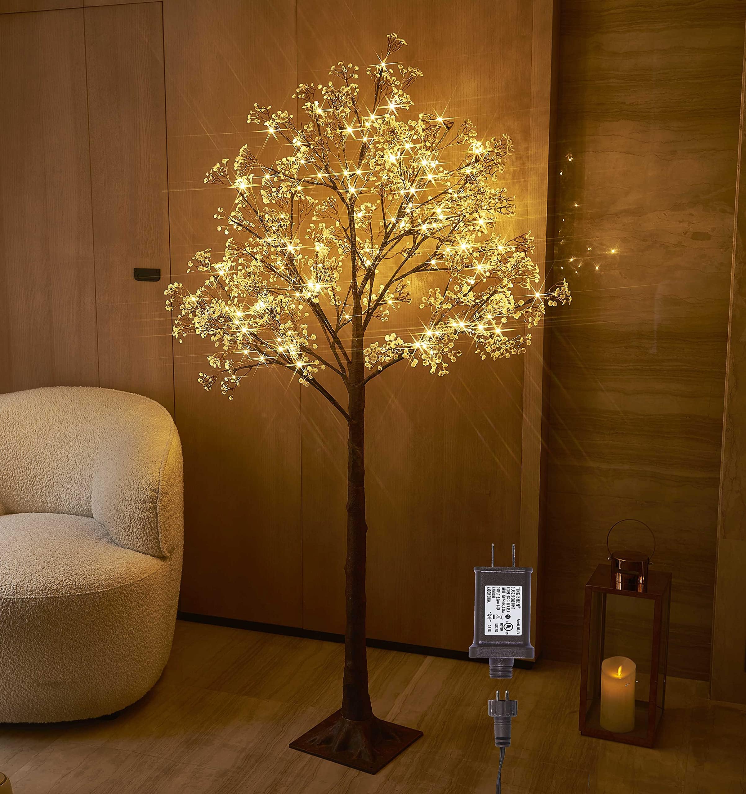 Lighted 5FT Gypsophila Tree