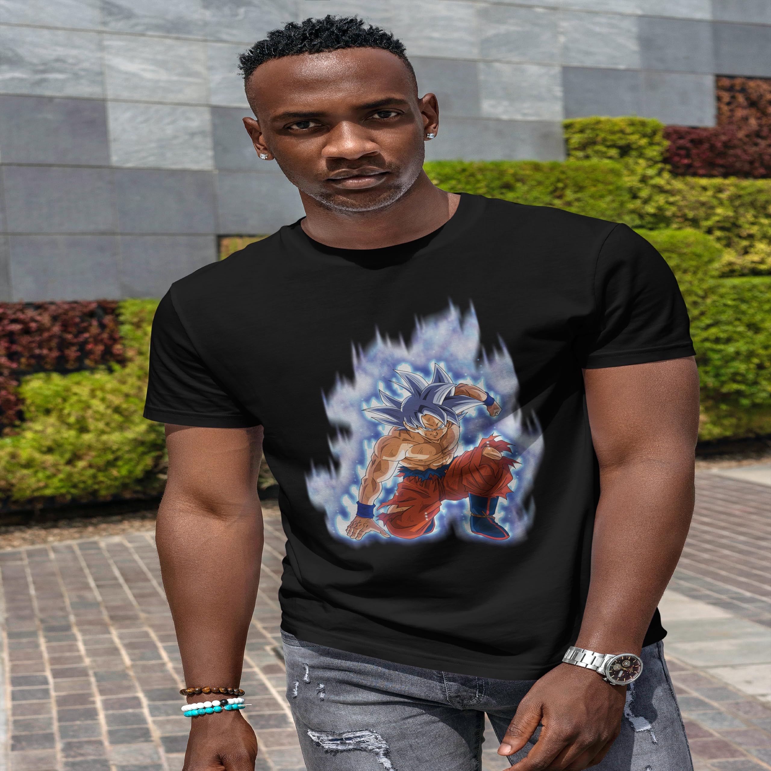 Dragon Ball Super Camiseta | Goku Ultrainstict | Negro | L