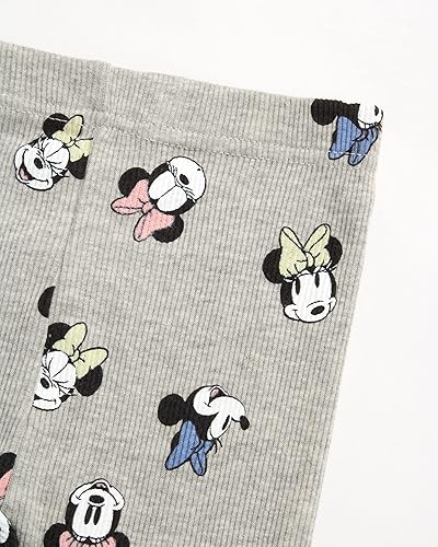 Miniatura 4 de Disney Minnie Mouse - Conjunto de 2 piezas de camiseta y pantalones de leggings para niñas pequeñas (tamaño 12M-6X)