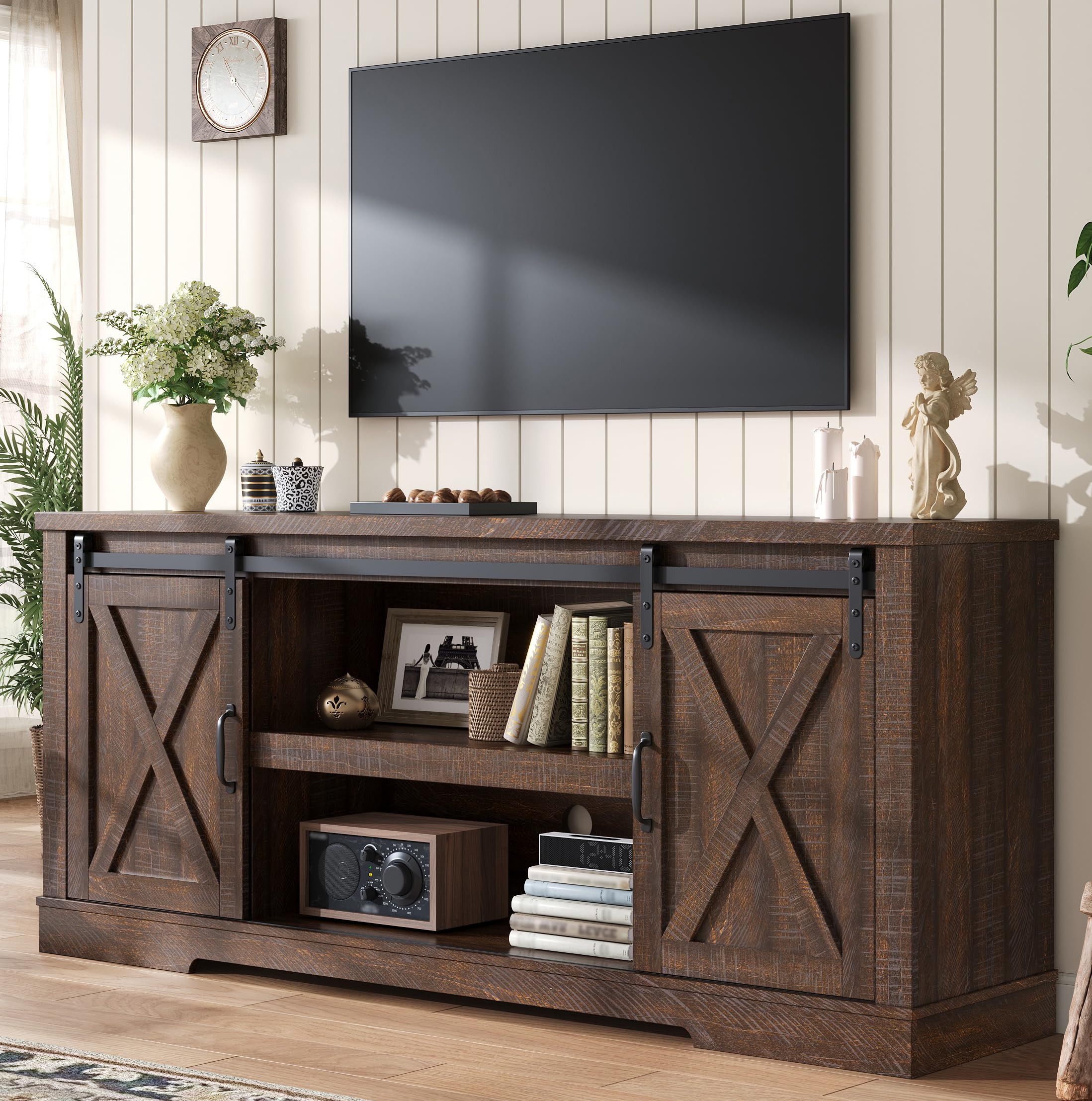 AMERLIFE Farmhouse TV Stand