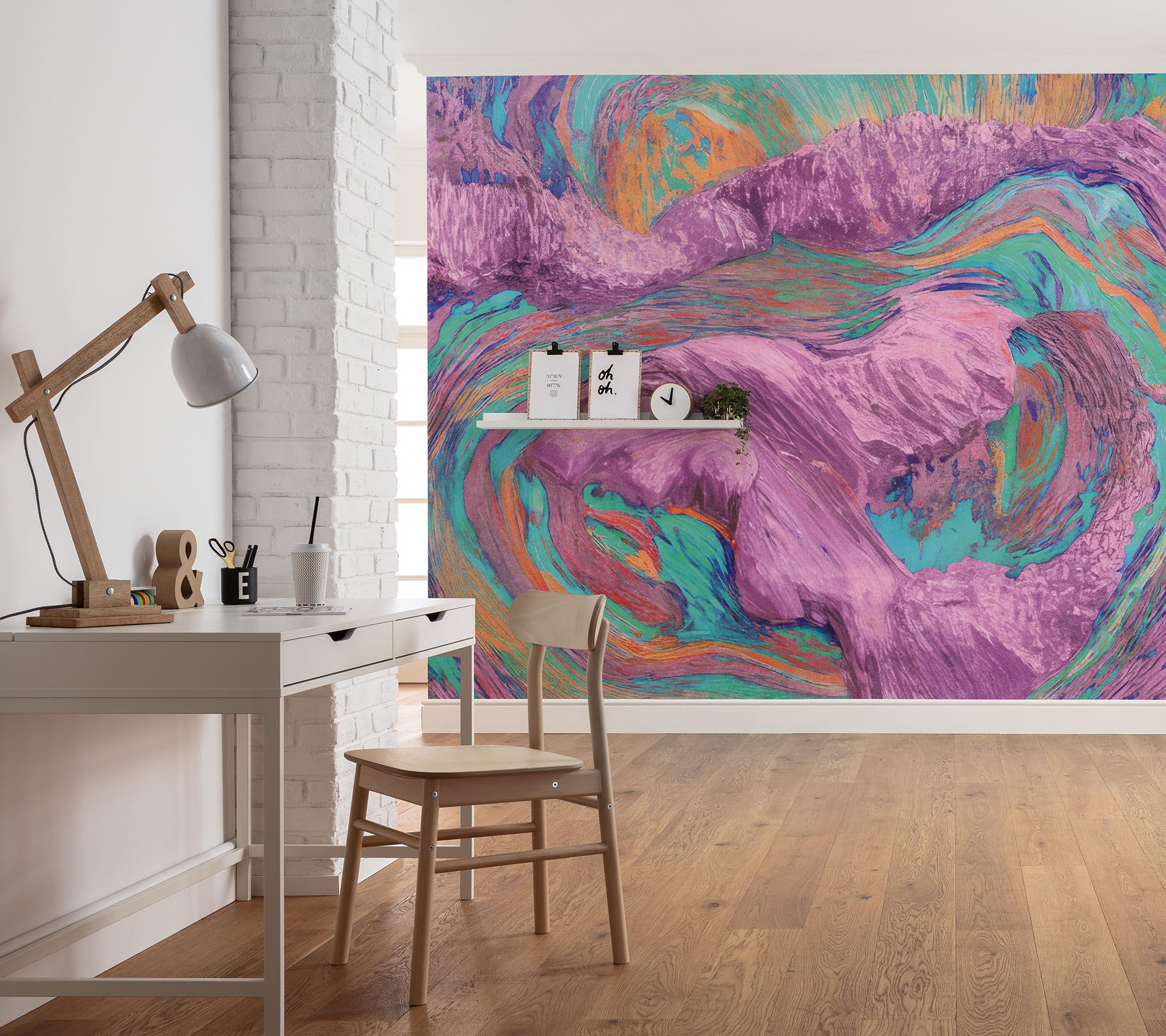 Komar Non-Woven Photo Wallpaper - Sunset Island - Size 300 x 250 cm - Wallpaper, Wall Decoration, Living Room, Bedroom, Office