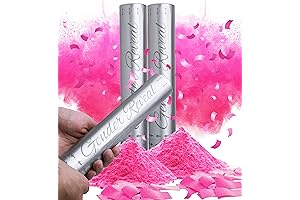 Santiago Design Gender Reveal Confetti Cannon Poppers