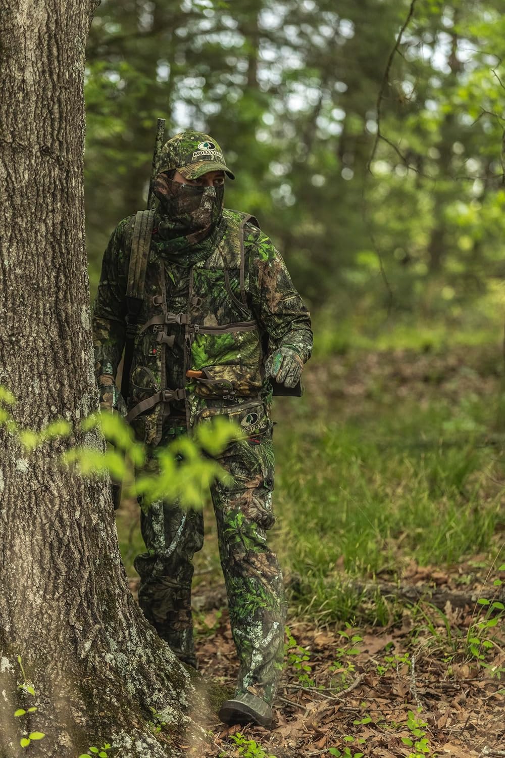 Mossy Oak Mens Men's Tibbee Technical Lightweight Camo Hunting Shirt - Image 3