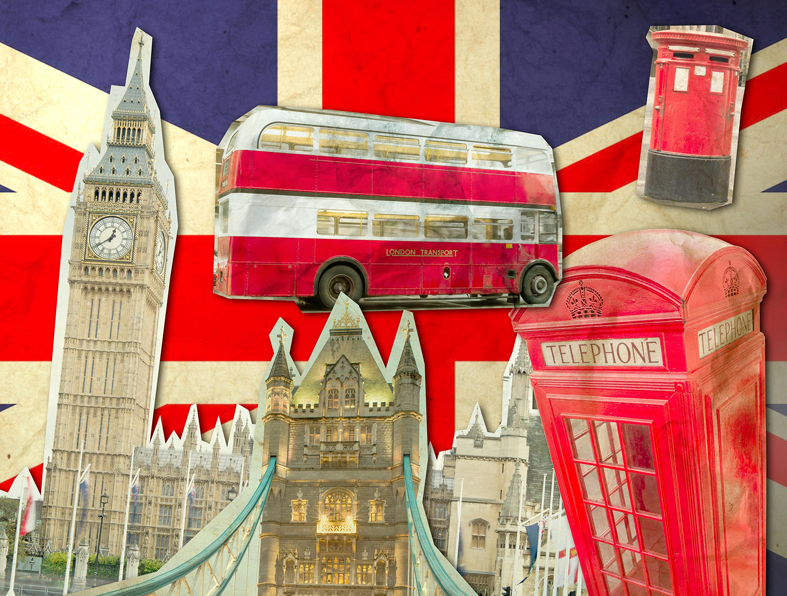 Showpiece Puzzles 2 x 1000 Piece Collection (London), 48cm x 68cm - Image 3