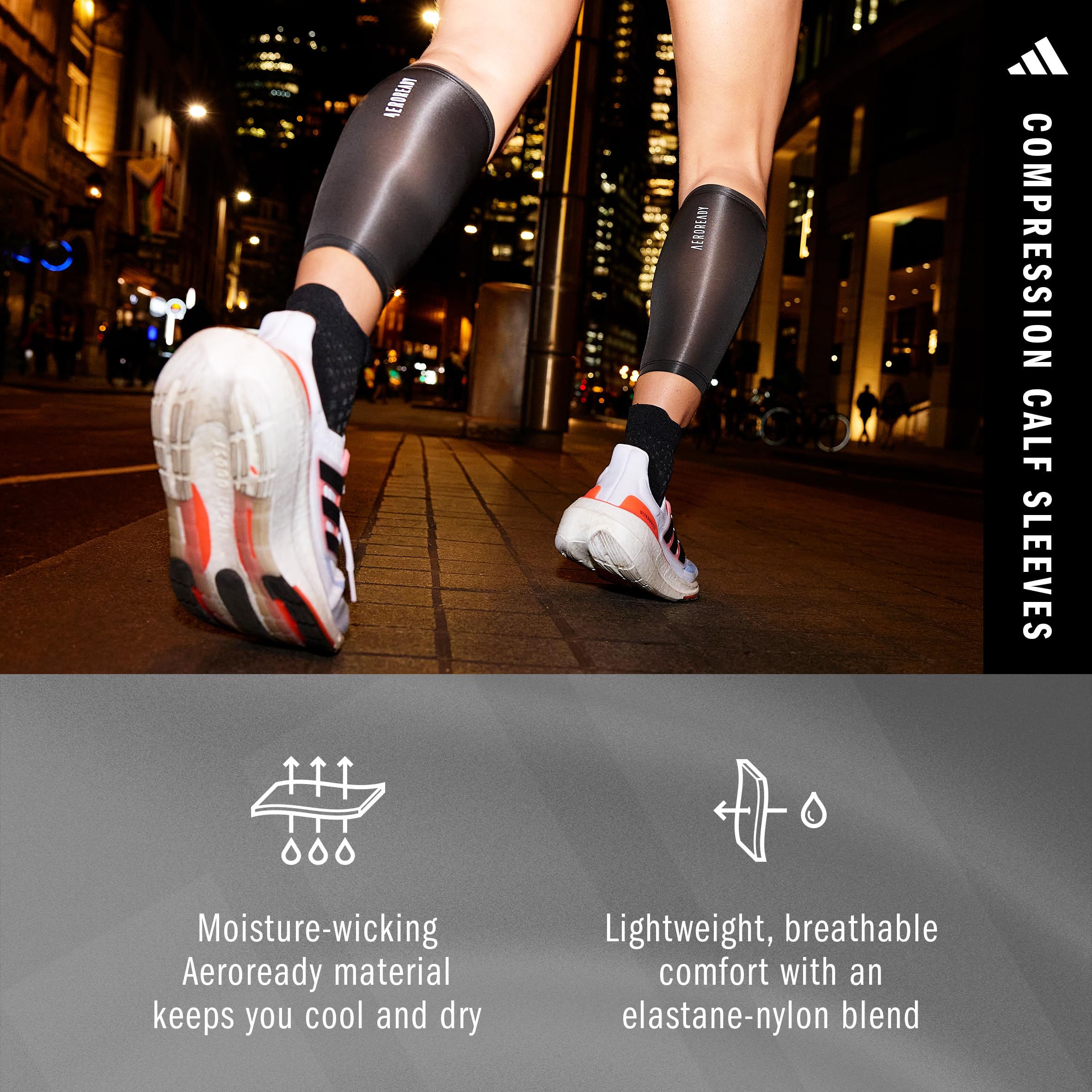 Amazon.co.jp: (アディダス) コンプレッション カーフスリーブ