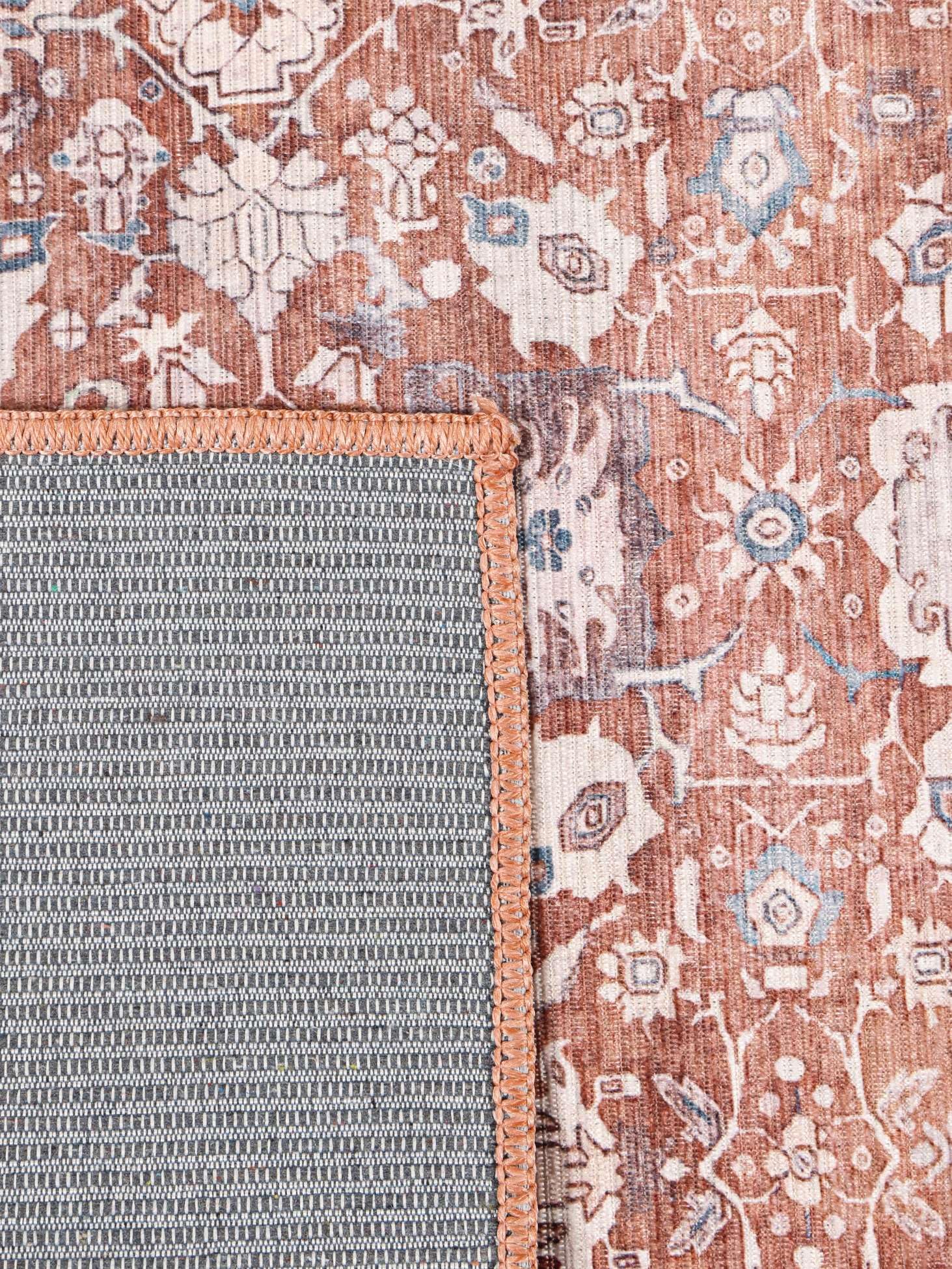 RugVista Galore Oriental, Dywan, Nowoczesne, 120 x 180 cm, Prostokąt, Niski, Pokój dzienny, Sypialnia, Prać w pralce, Terracotta/Beżowy