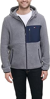 Tommy Hilfiger Men's Hooded Performance Fleece Jacket
