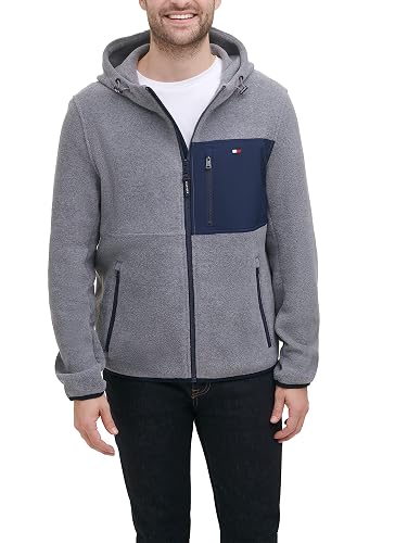 Tommy Hilfiger Men's Hooded Performance Fleece Jacket