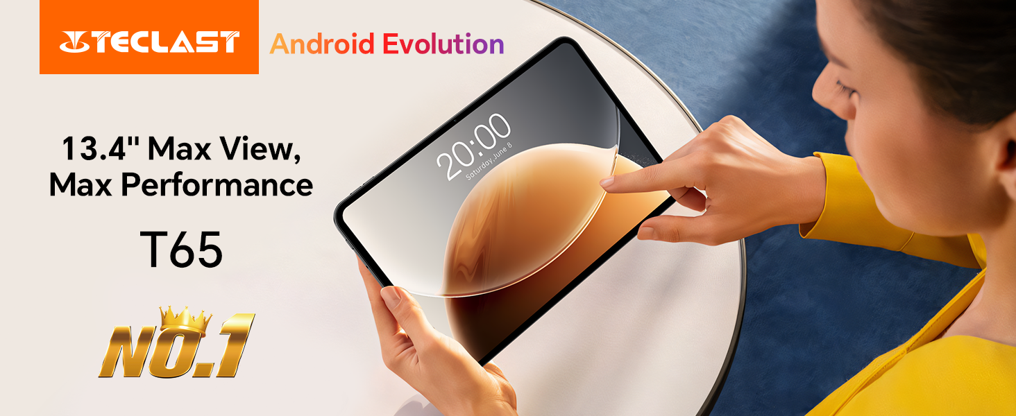 Amazon.com : TECLAST Android 16 T65 13.4 inch Large Tablet, 20GB+