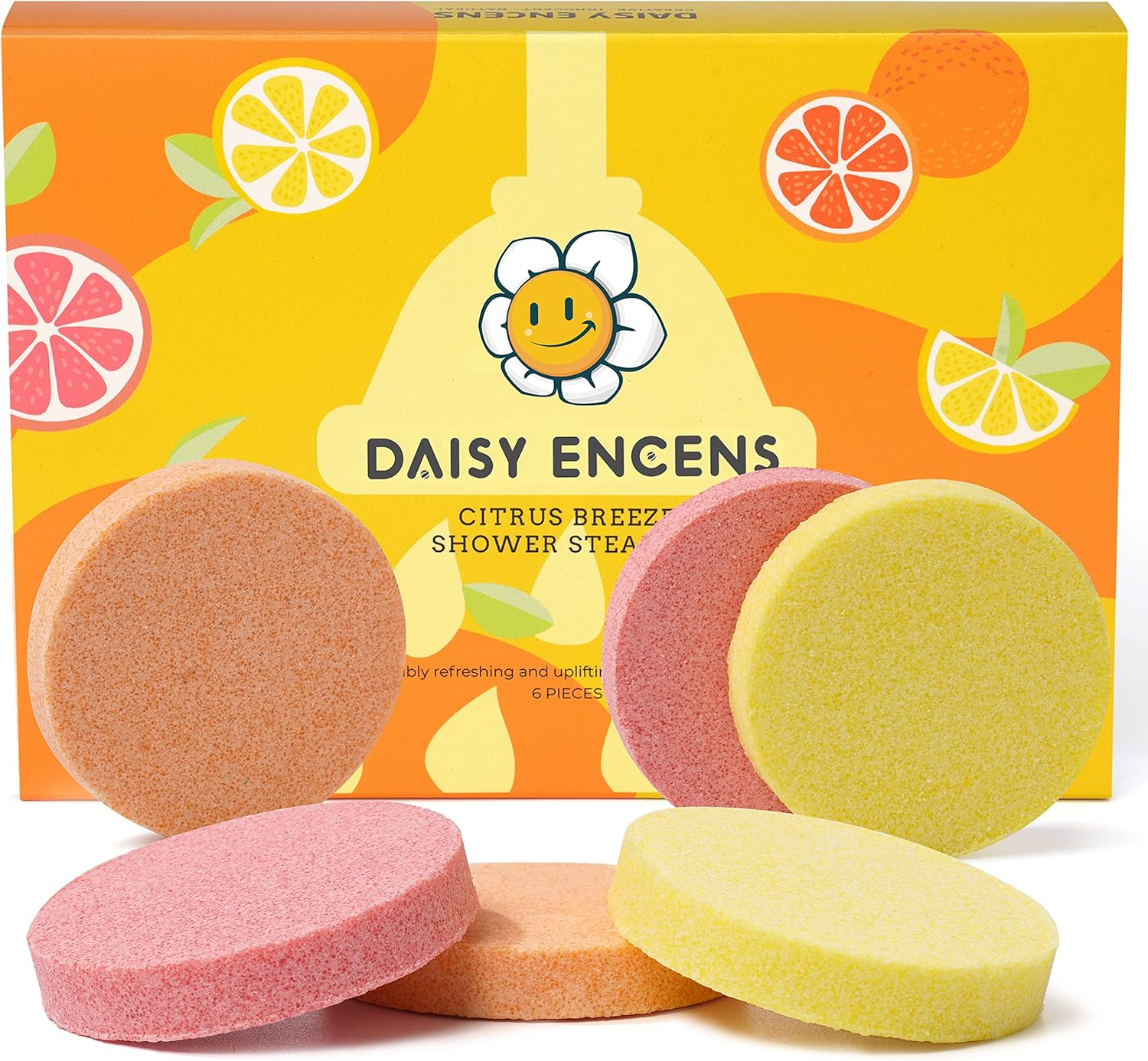 DAISY ENCENS Shower Steamers,Daisy Encens Aromatherapy Shower Bombs