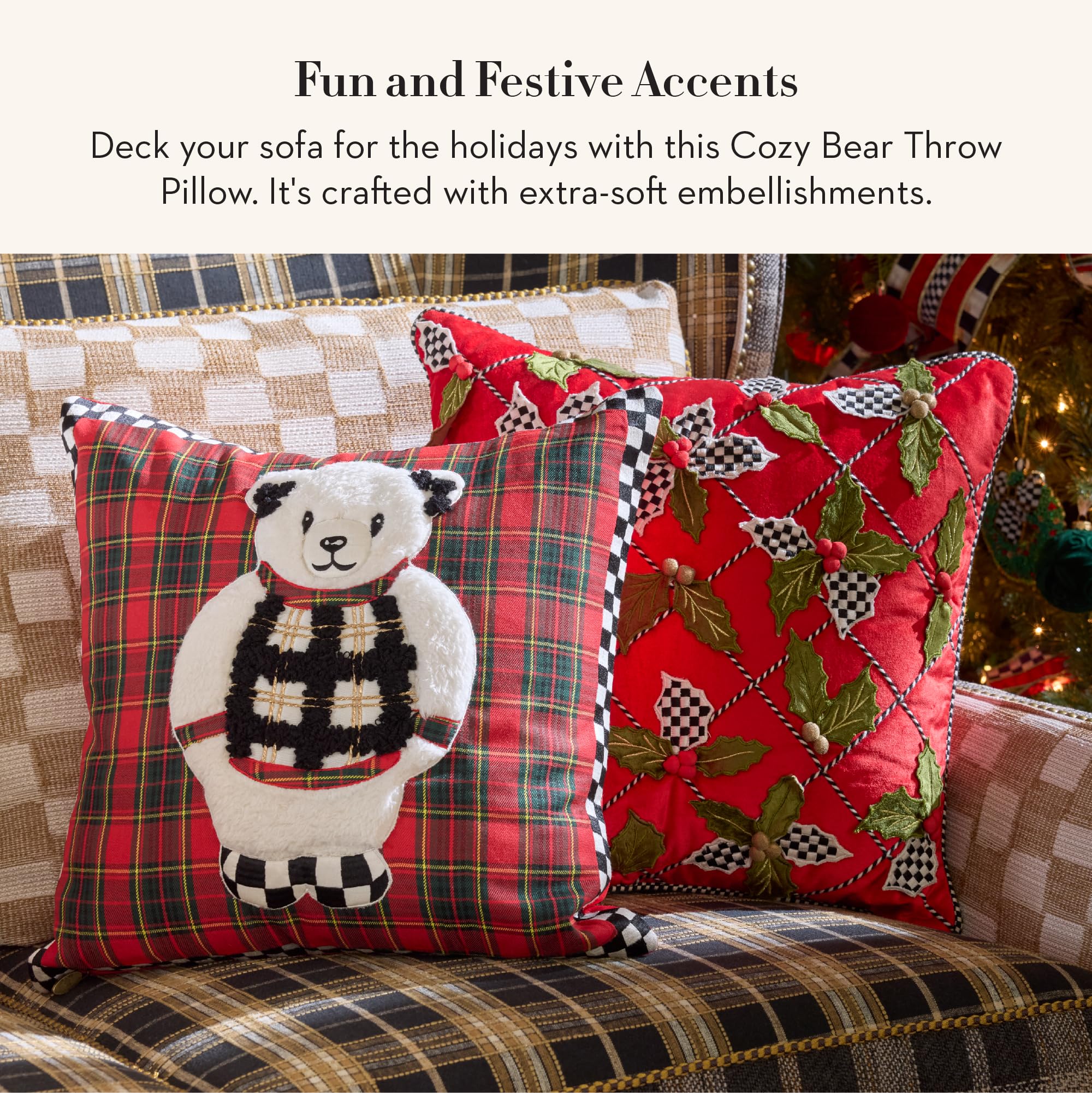 Amazon.com: MacKenzie-Childs: Pillows, Stockings, & Tree Skirts