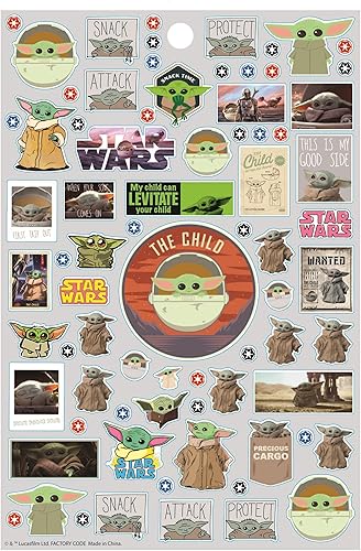 Miniatura 3 de Baby Yoda Star Wars The Mandalorian - Más de 300 calcomanías