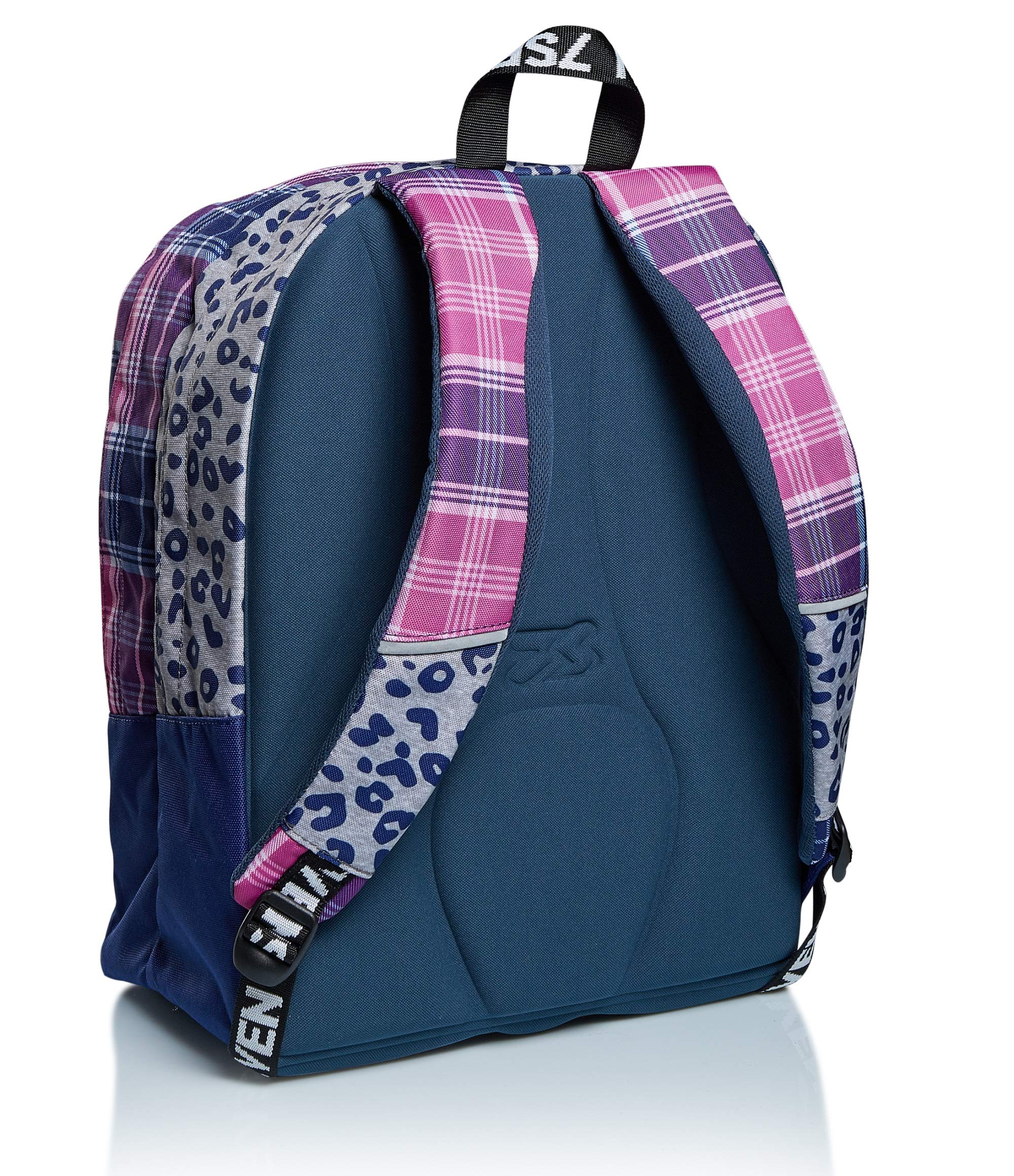 Seven Zaino Scuola Outsize, Zaino Doppio Scomparto con Tasca Frontale con Organizer, Maxi Capiente, Scuola, Bambine e Ragazze