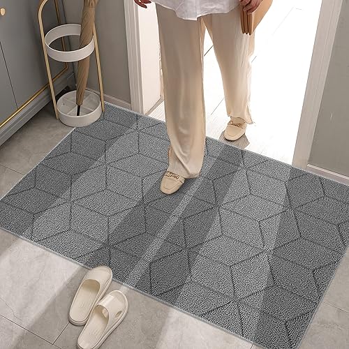 Miniatura 311 de GRANNY SAYS Felpudo para interiores, 32 x 48 pulgadas, antideslizante, tapete grande para puerta, tapete de bienvenida para exteriores, lavable