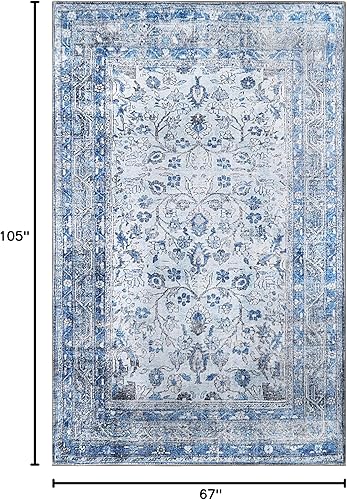 Miniatura 108 de Superior Alfombra de área para interiores para sala de estar, dormitorio, cocina/comedor, oficina, única, alfombras con respaldo de algodón, Athena