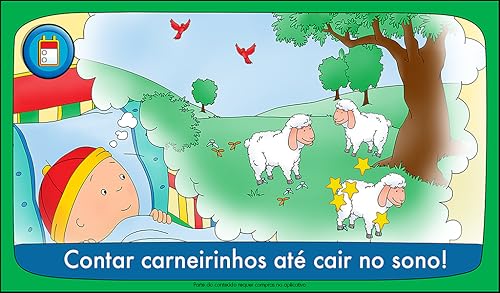 Boa Noite, Caillou — Atividades para a hora de dormir