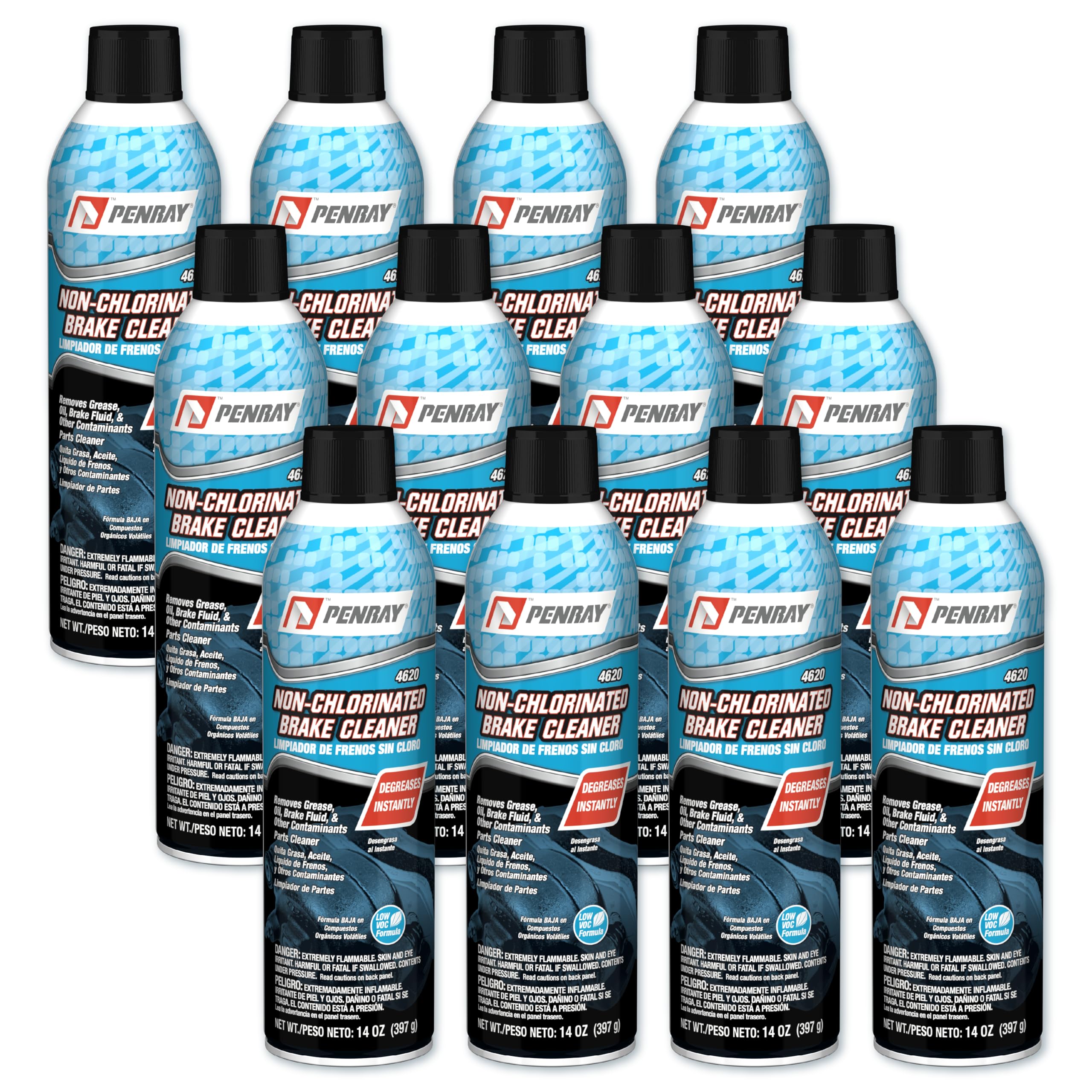 Amazon.com: Penray 4620-12PK Non-Chlorinated Brake Cleaner - 14