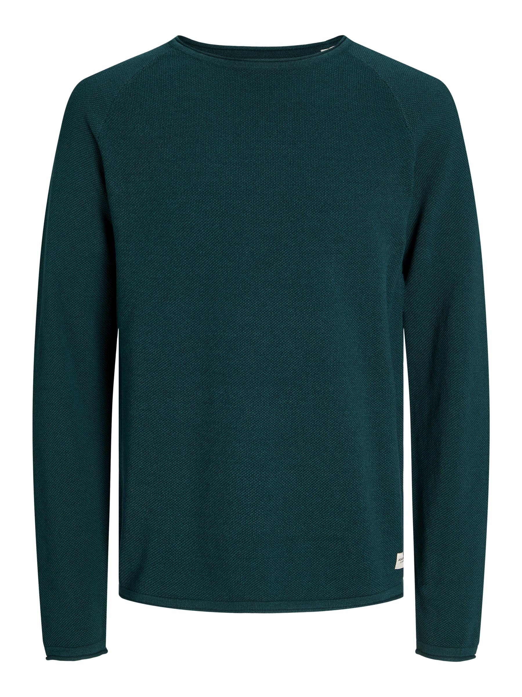 Jack & Jones Men's Green Regular Fit Long Sleeve Crew Neck Sweater  42 Xl