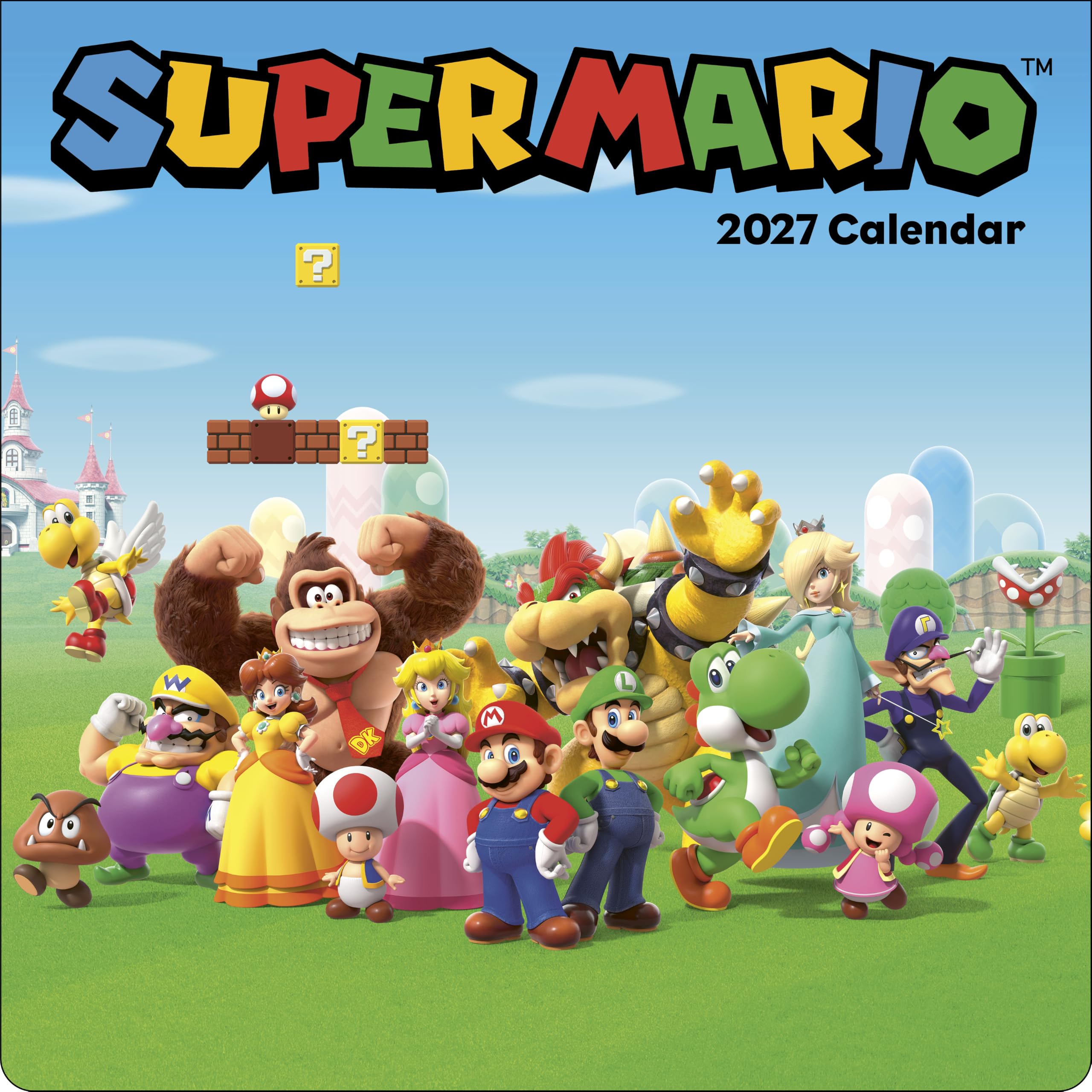 Amazon | スーパーマリオカレンダー 2027-16か月 任天堂 マリオ