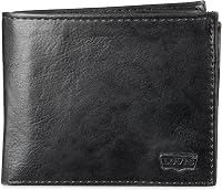 Levi's Men's RFID Blocking Slim Bifold Wallet - Extra Capacity, 9+ Card Slots, ID Window