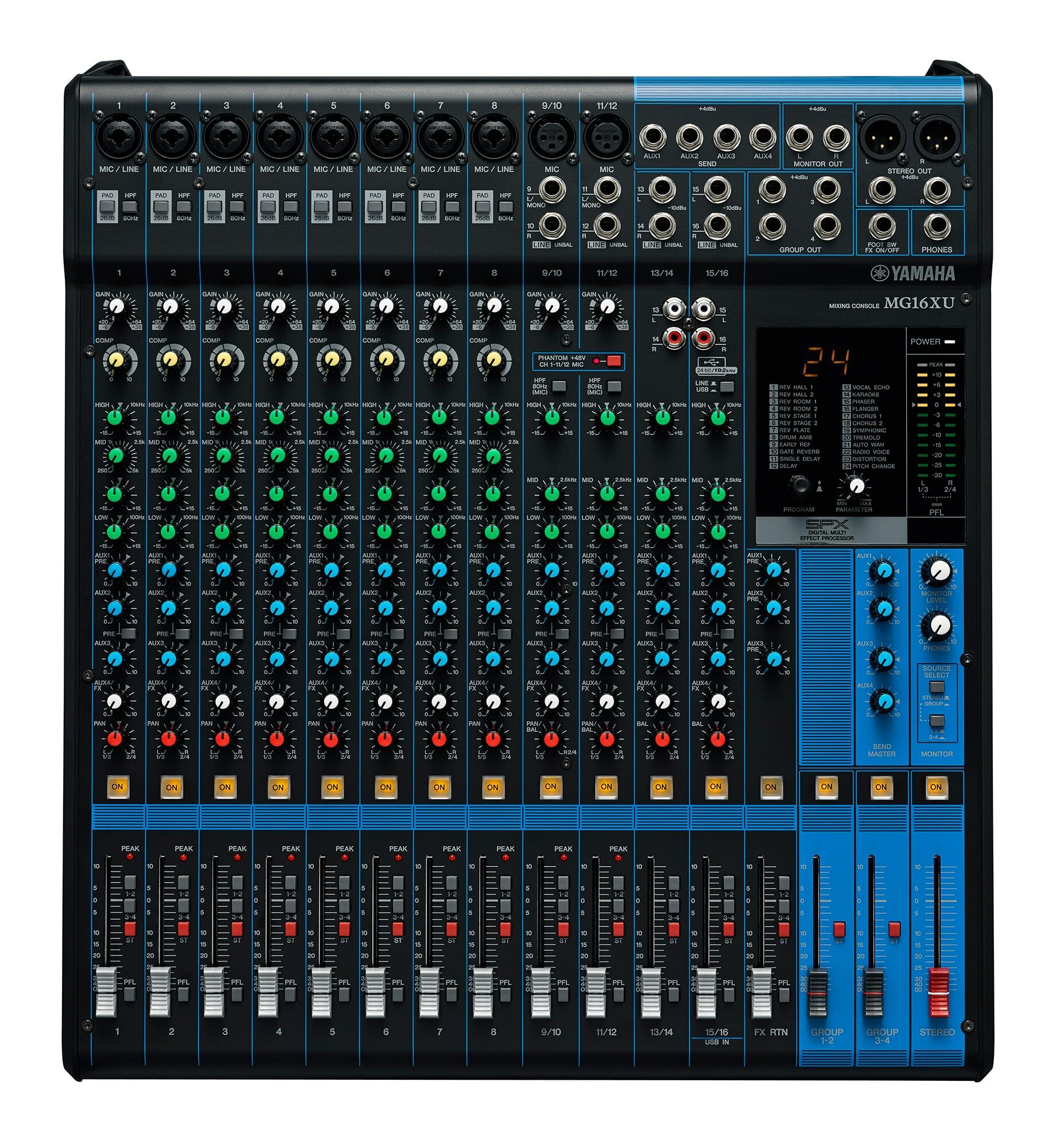 Amazon | ヤマハ(YAMAHA) 16チャンネルミキシングコンソール MG16XU