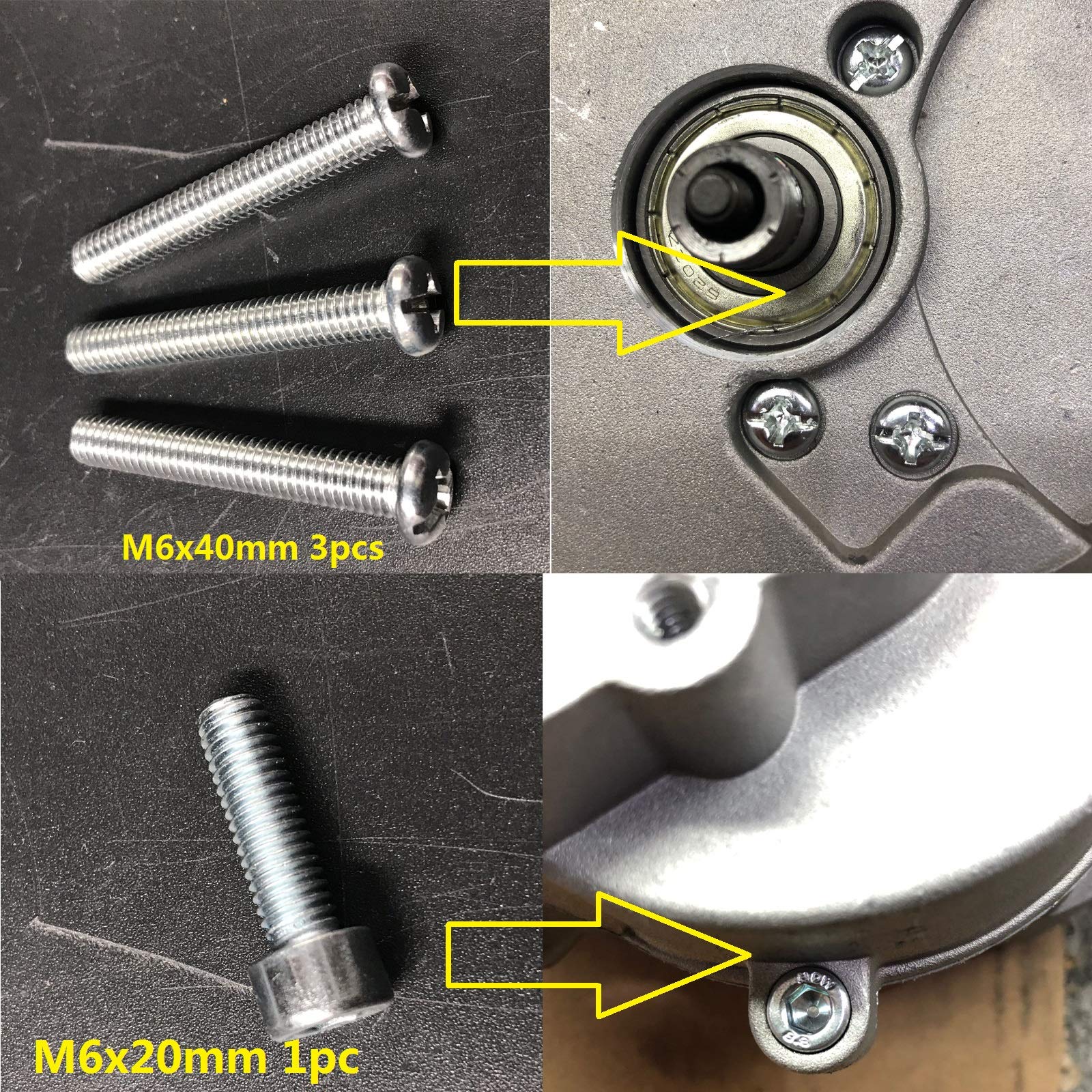 DONSP1986 M8 Double Ended Bolts Set For Gas Engine Motor Kit 2