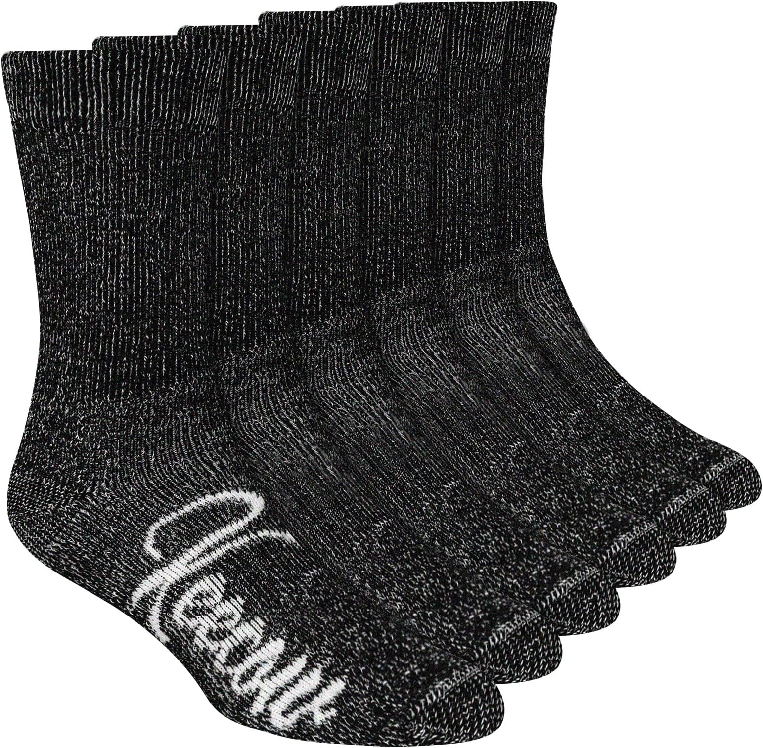 Merino Wool Crew Socks For Men & Women, Thermal, Warm, Winter, Cushion, Hiking, Working, Running, 3 Pairs